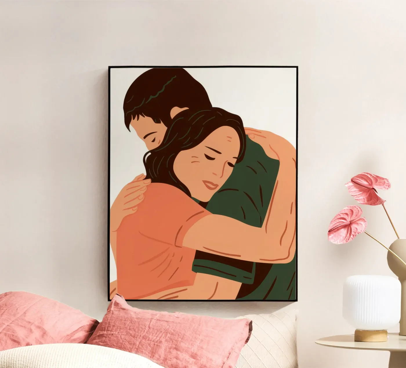 Abbraccio intimo e amorevole plexiglass da Giant Foxs