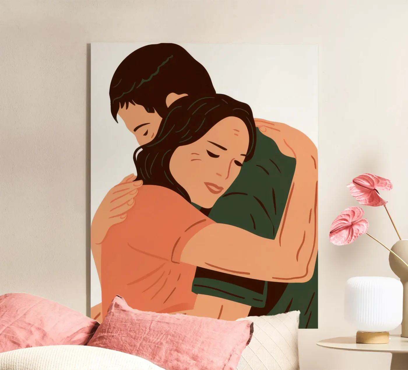 Abbraccio intimo e amorevole plexiglass da Giant Foxs