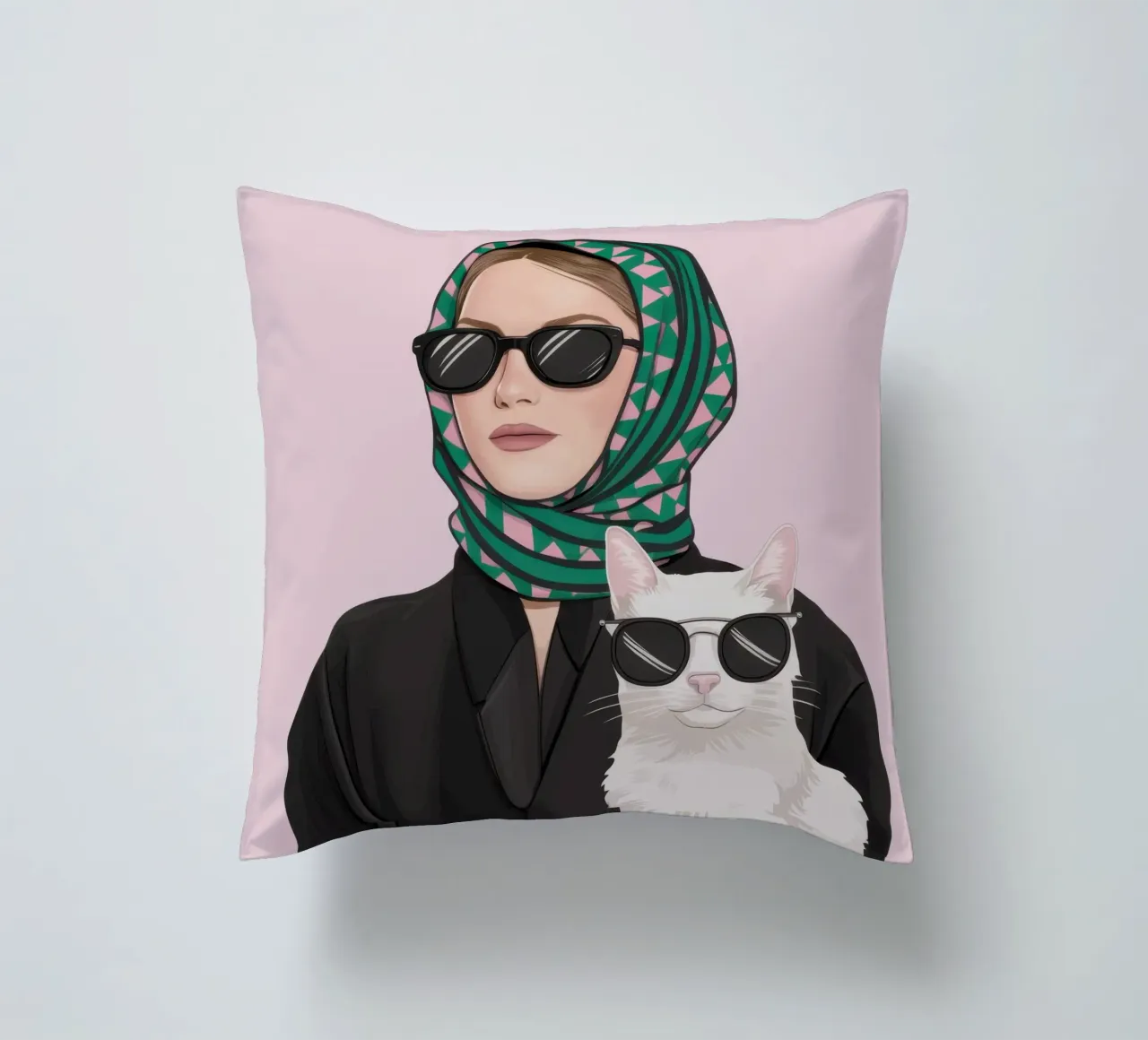 Compagno felino chic cuscino da Rain Balance