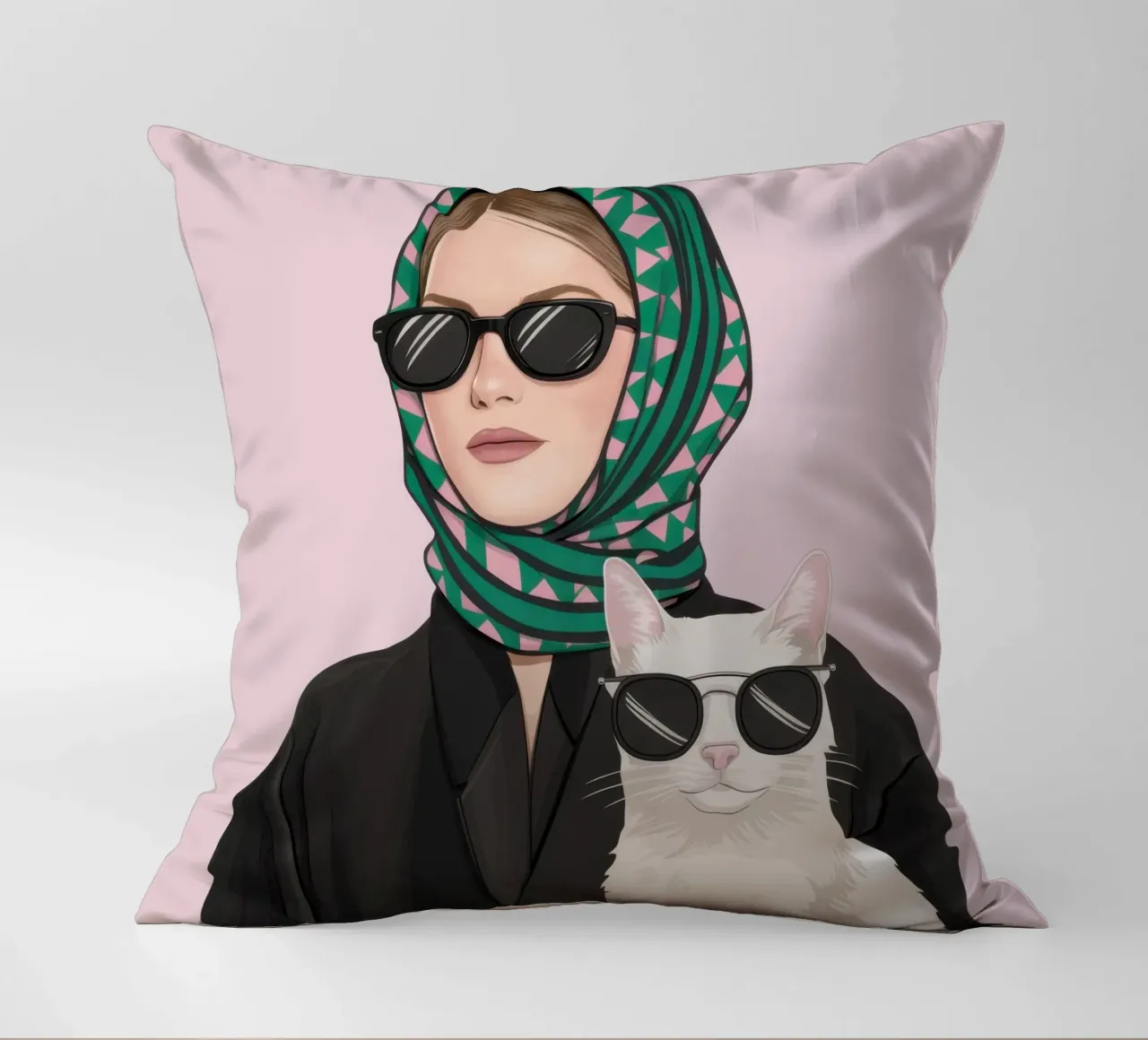 Compagno felino chic cuscino da Rain Balance
