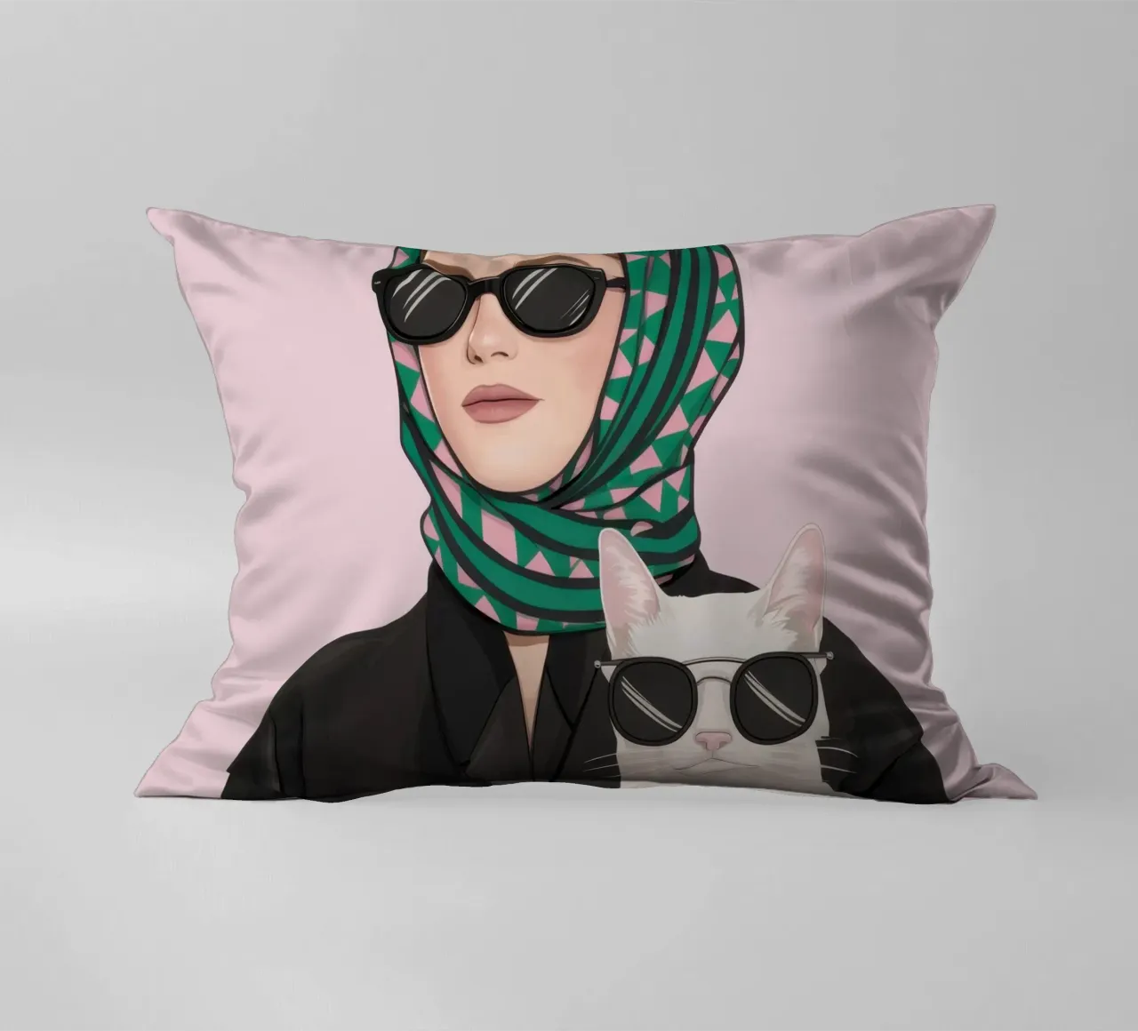 Compagno felino chic cuscino da Rain Balance