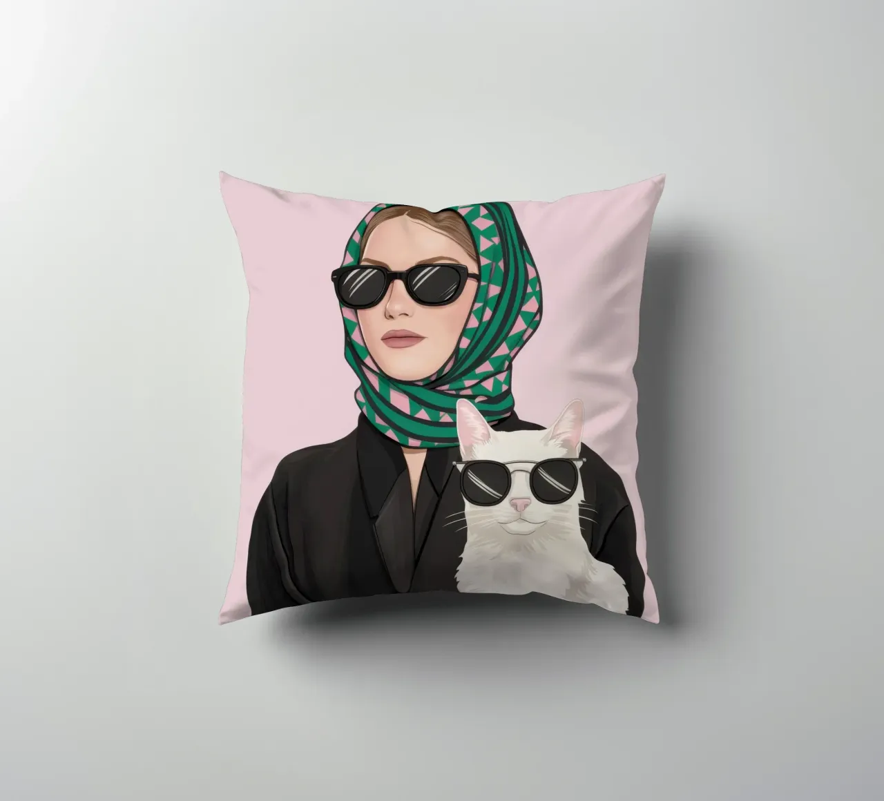 Compagno felino chic cuscino da Rain Balance