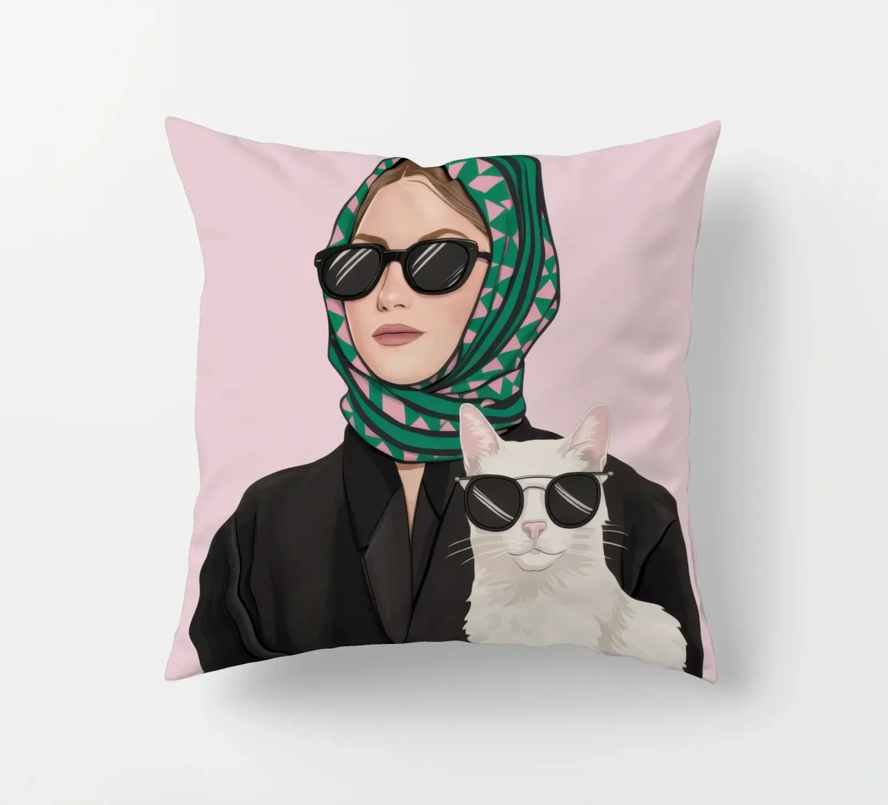 Compagno felino chic cuscino da Rain Balance