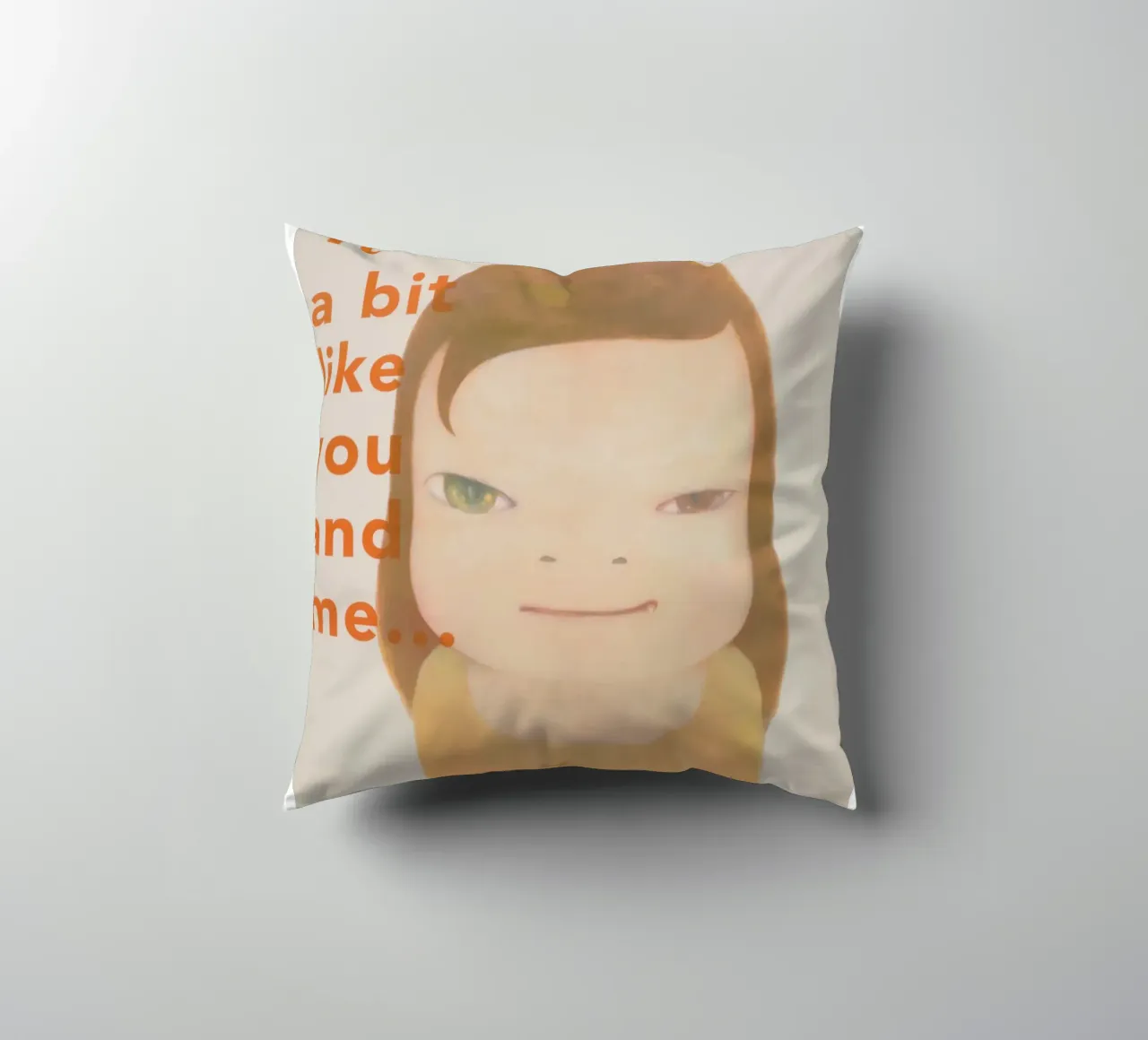 Nara - un po' come te e me cuscino da vickiropaint