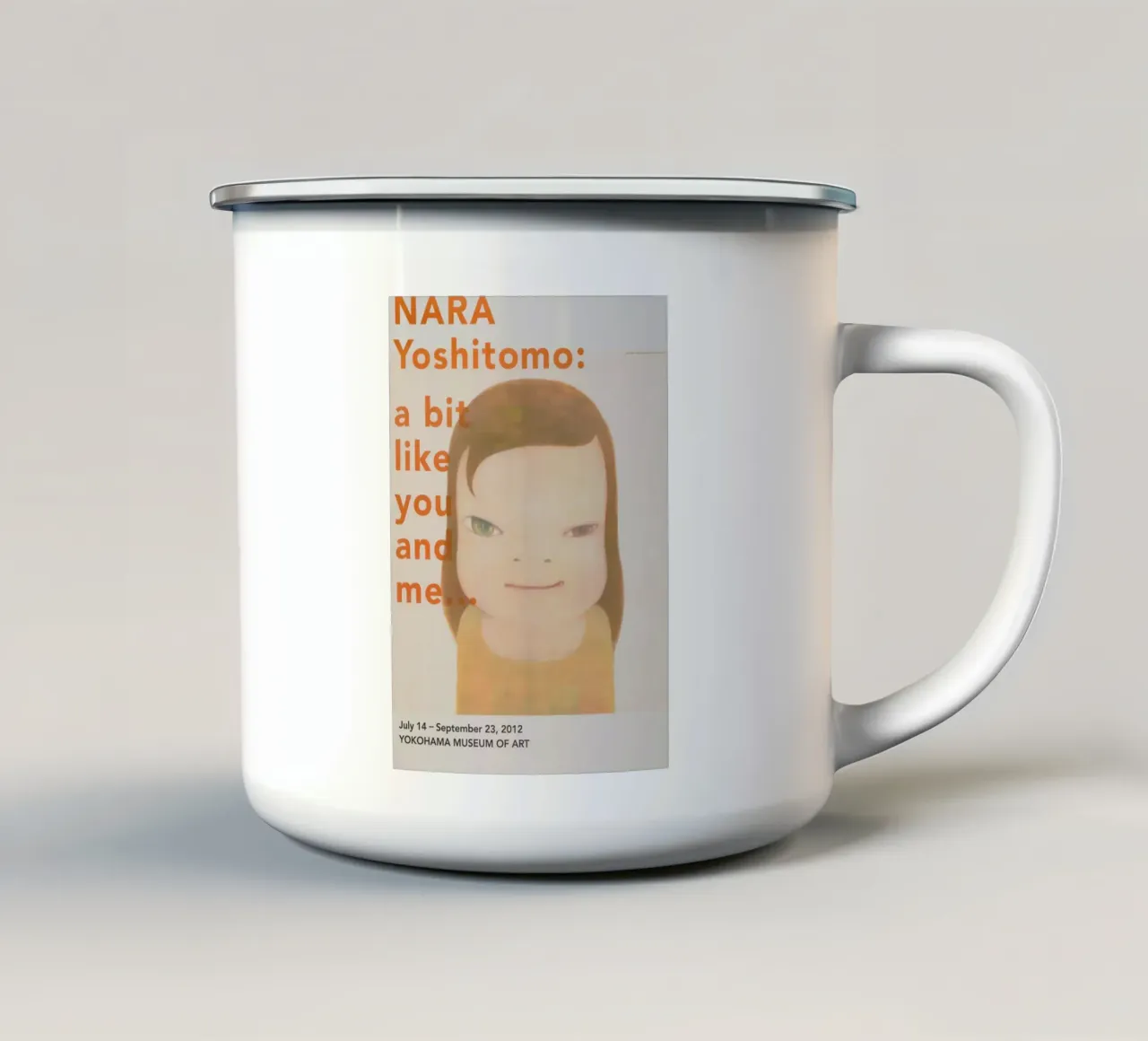 Nara - un po' come te e me tazza in smalto da vickiropaint