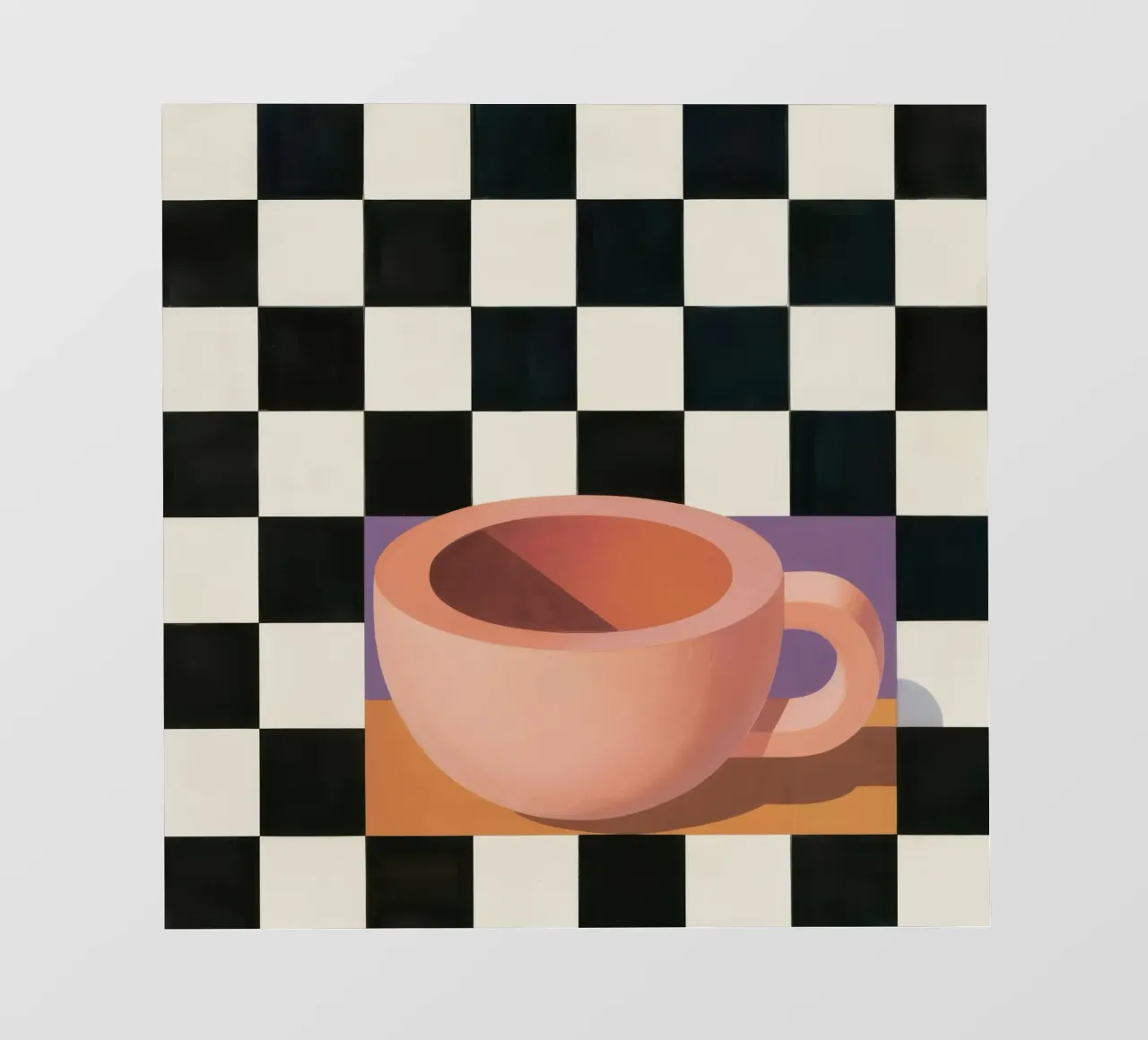 Tazza a scacchi Stillness telo in pvc da Giant Foxs