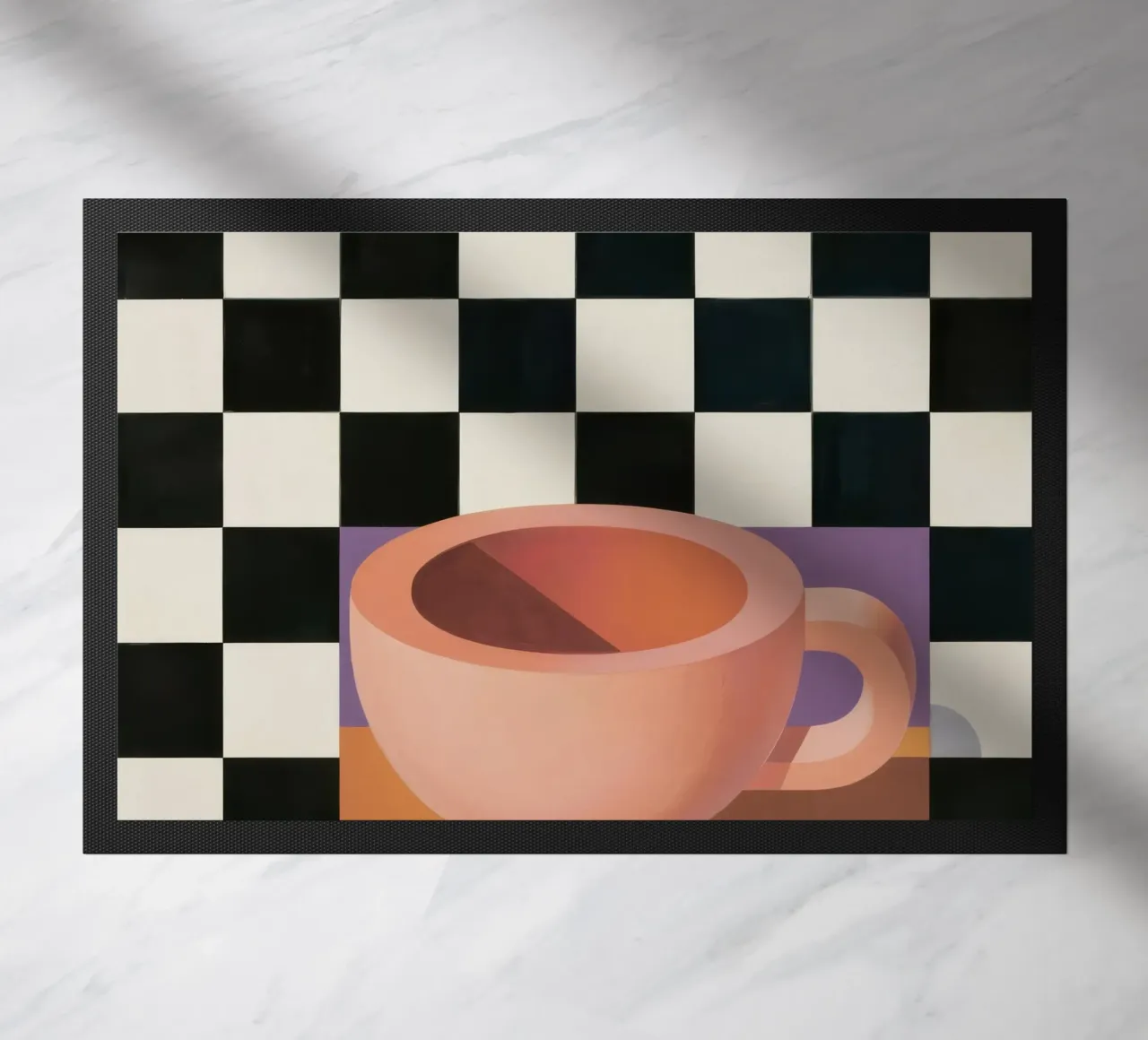 Tazza a scacchi Stillness zerbino da Giant Foxs