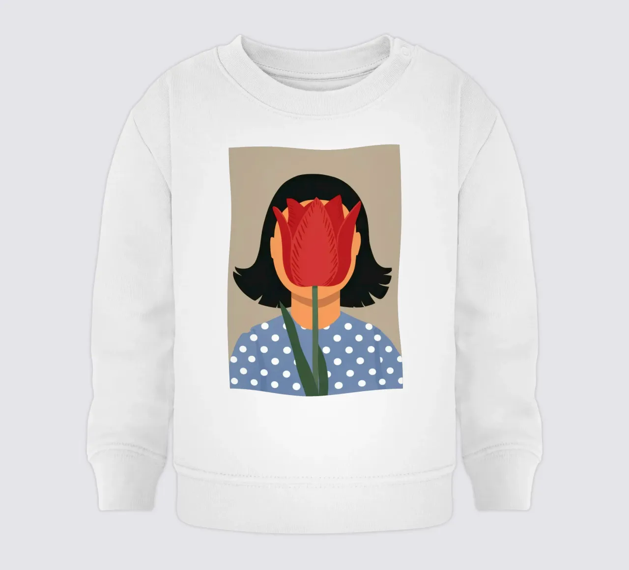 Enigma a faccia di tulipano felpa neonato da Rain Balance