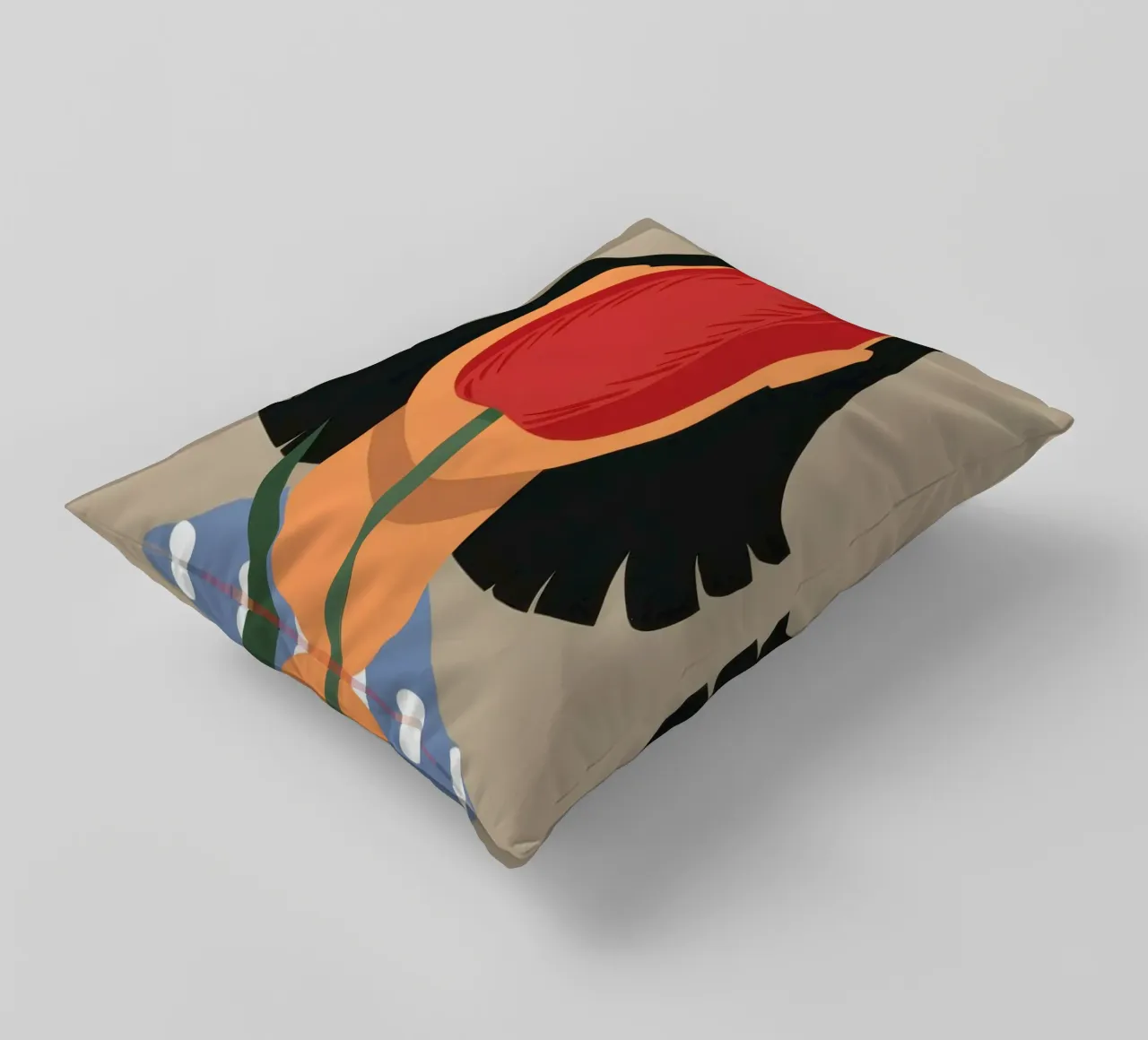 Enigma a faccia di tulipano cuscino da Rain Balance