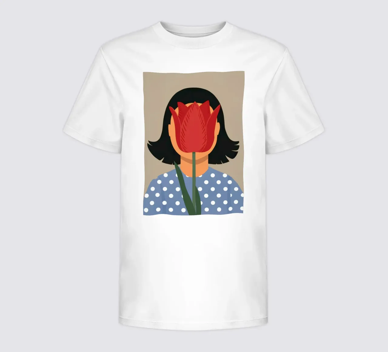 Enigma a faccia di tulipano t-shirt bambini da Rain Balance