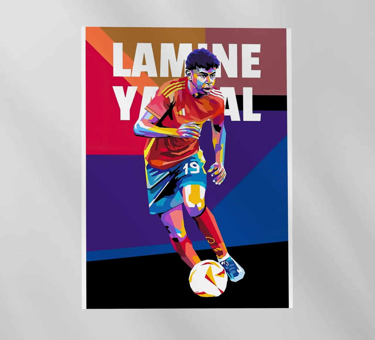 L.yamal Spagna pellicola backlit da Gust Sporer FOTBALL