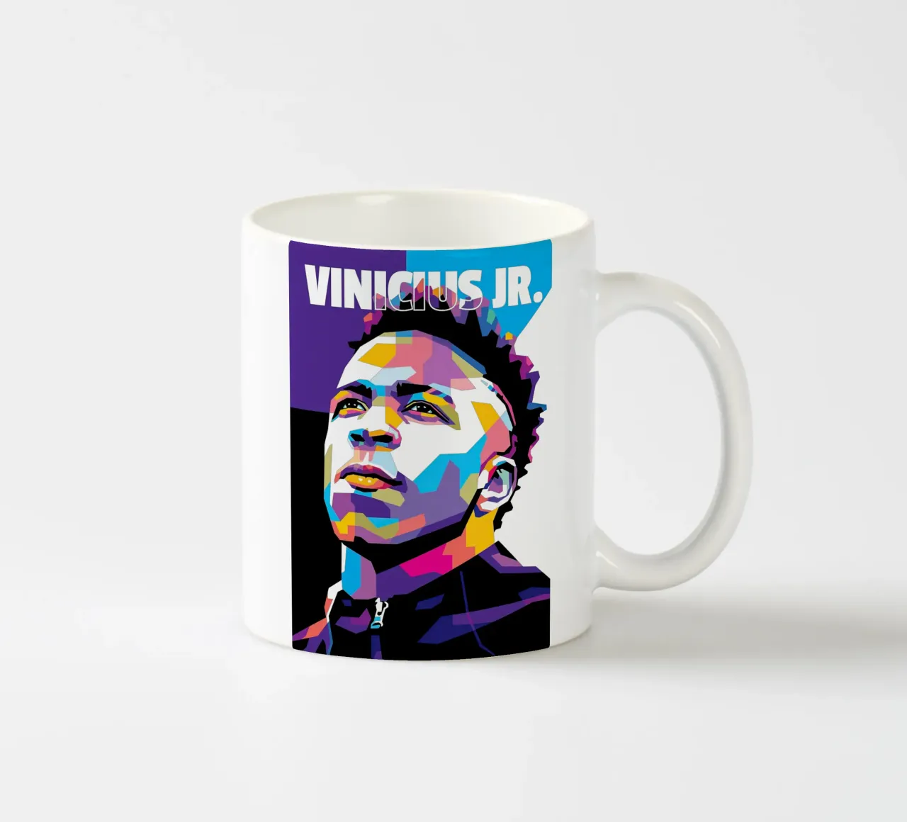 Concezione brasiliana Vini Jr tazza in ceramica da Gust Sporer FOTBALL