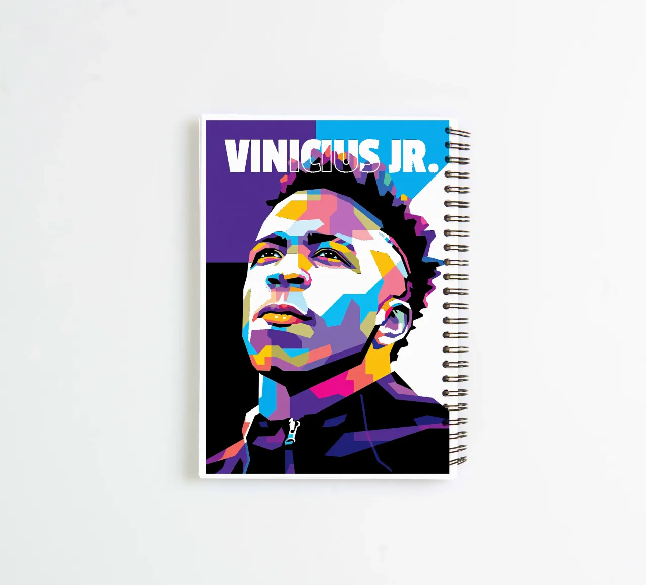 Brazilian Conection Vini Jr spiral notebook by Gust Sporer FOTBALL