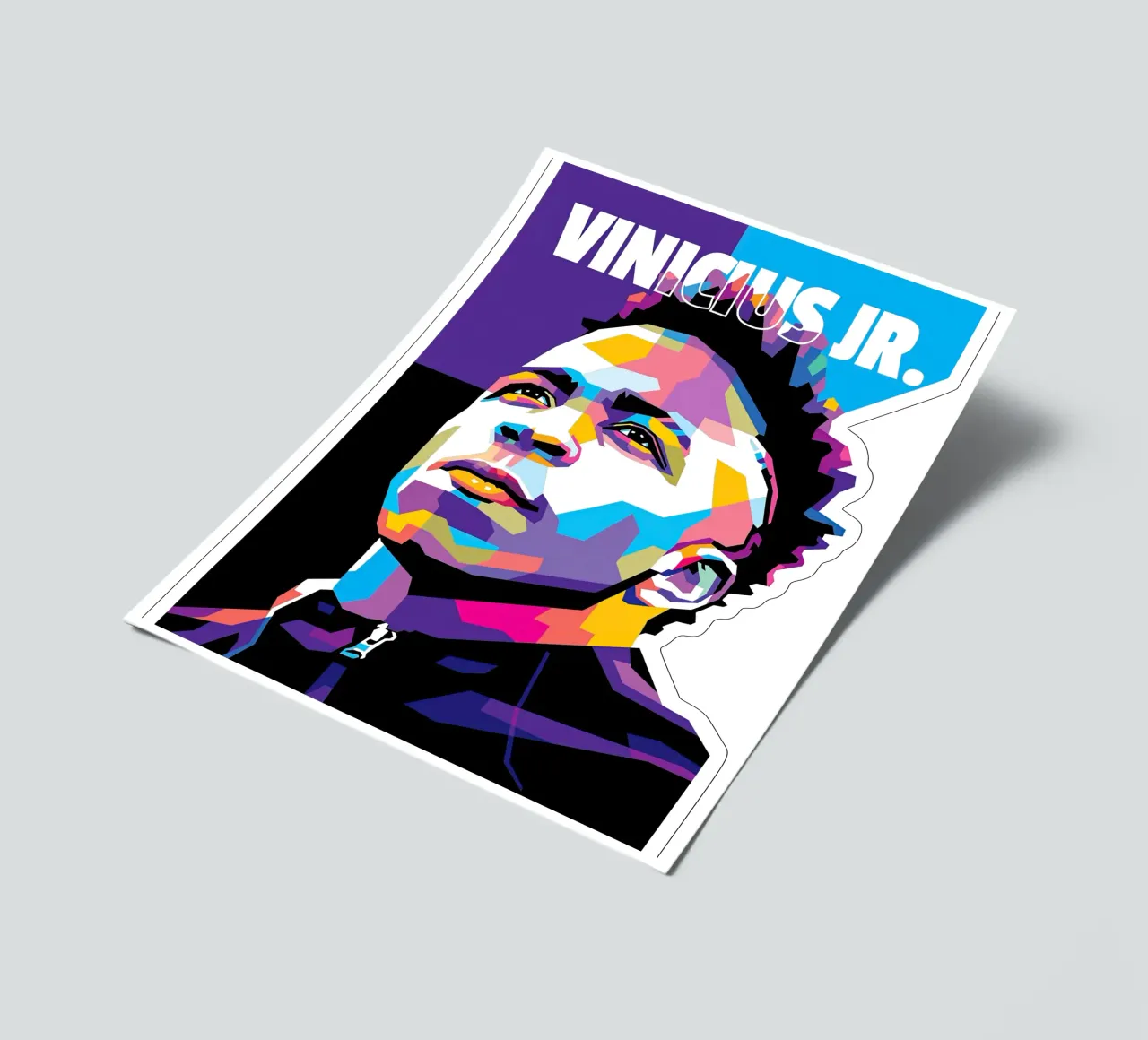 Brazilian Conection Vini Jr sticker sheet by Gust Sporer FOTBALL