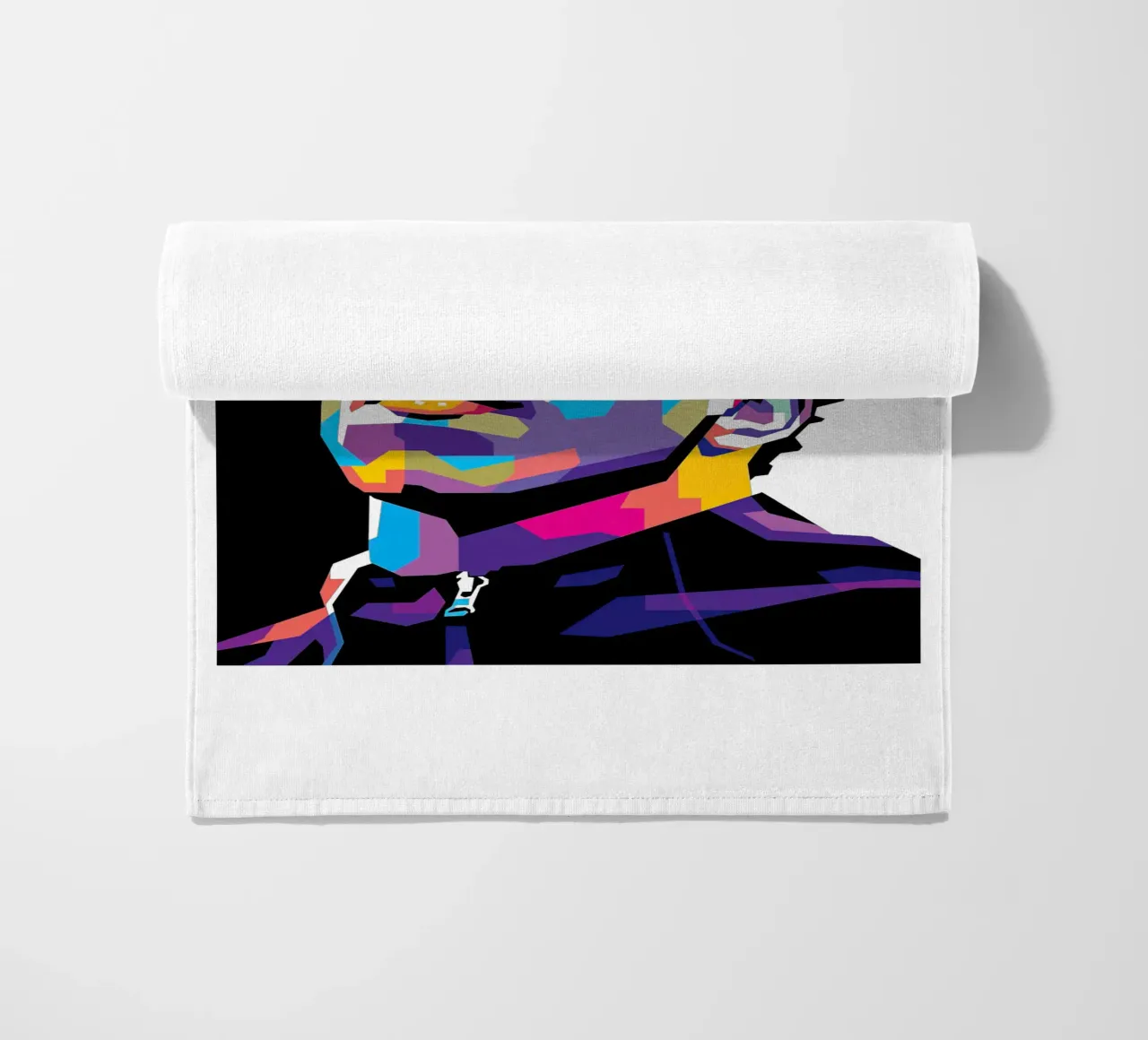 Brazilian Conection Vini Jr beach towel by Gust Sporer FOTBALL
