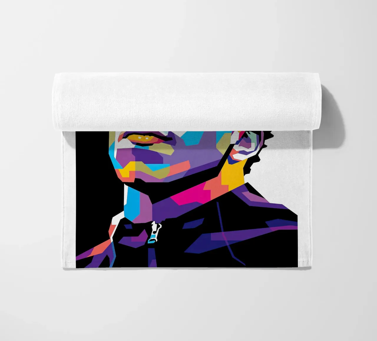 Brazilian Conection Vini Jr beach towel by Gust Sporer FOTBALL
