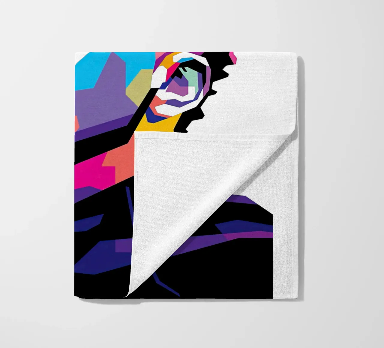Brazilian Conection Vini Jr beach towel by Gust Sporer FOTBALL