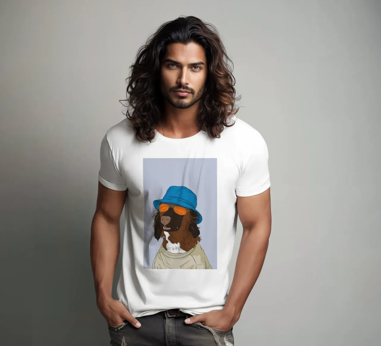 Il bagliore più bello del cane t-shirt da Rain Balance