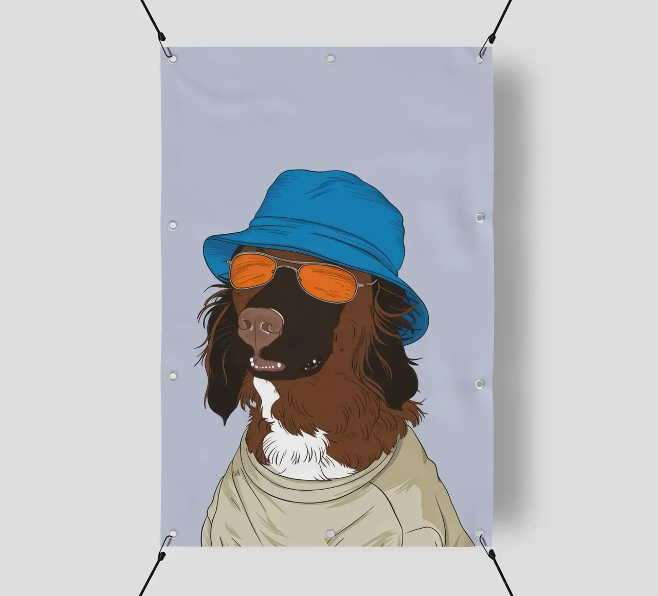 Il bagliore più bello del cane telo in pvc da Rain Balance