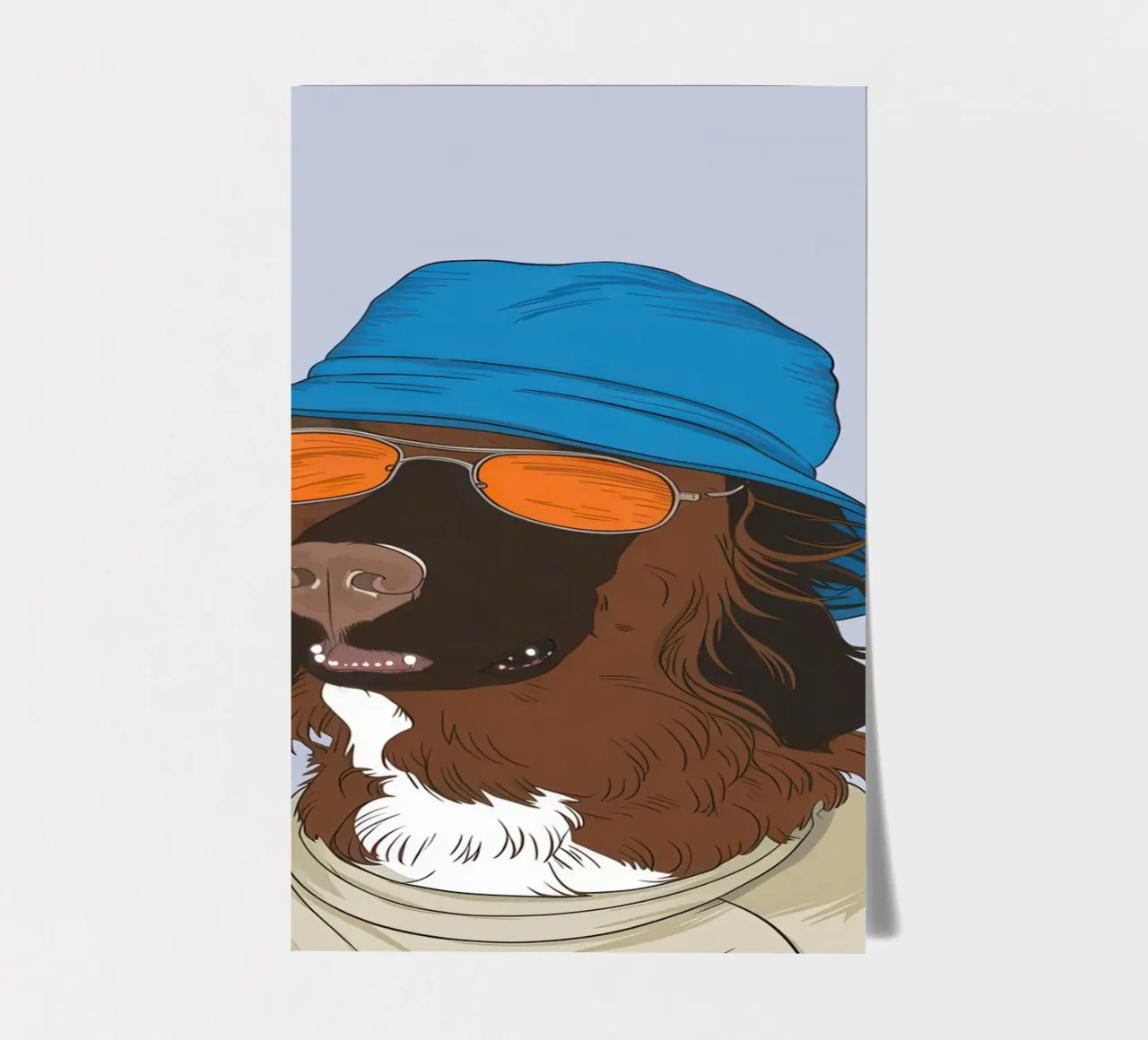 L'éblouissement le plus cool des chiens planche autocollant de Rain Balance