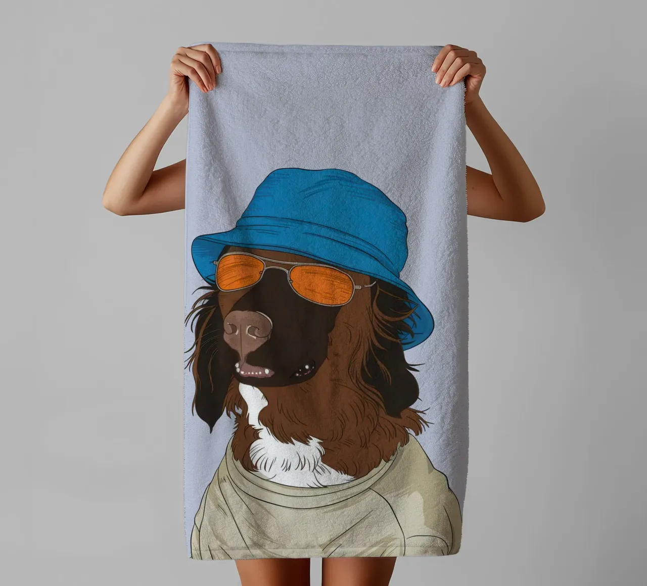Canine's Coolest Glare towel by Rain Balance