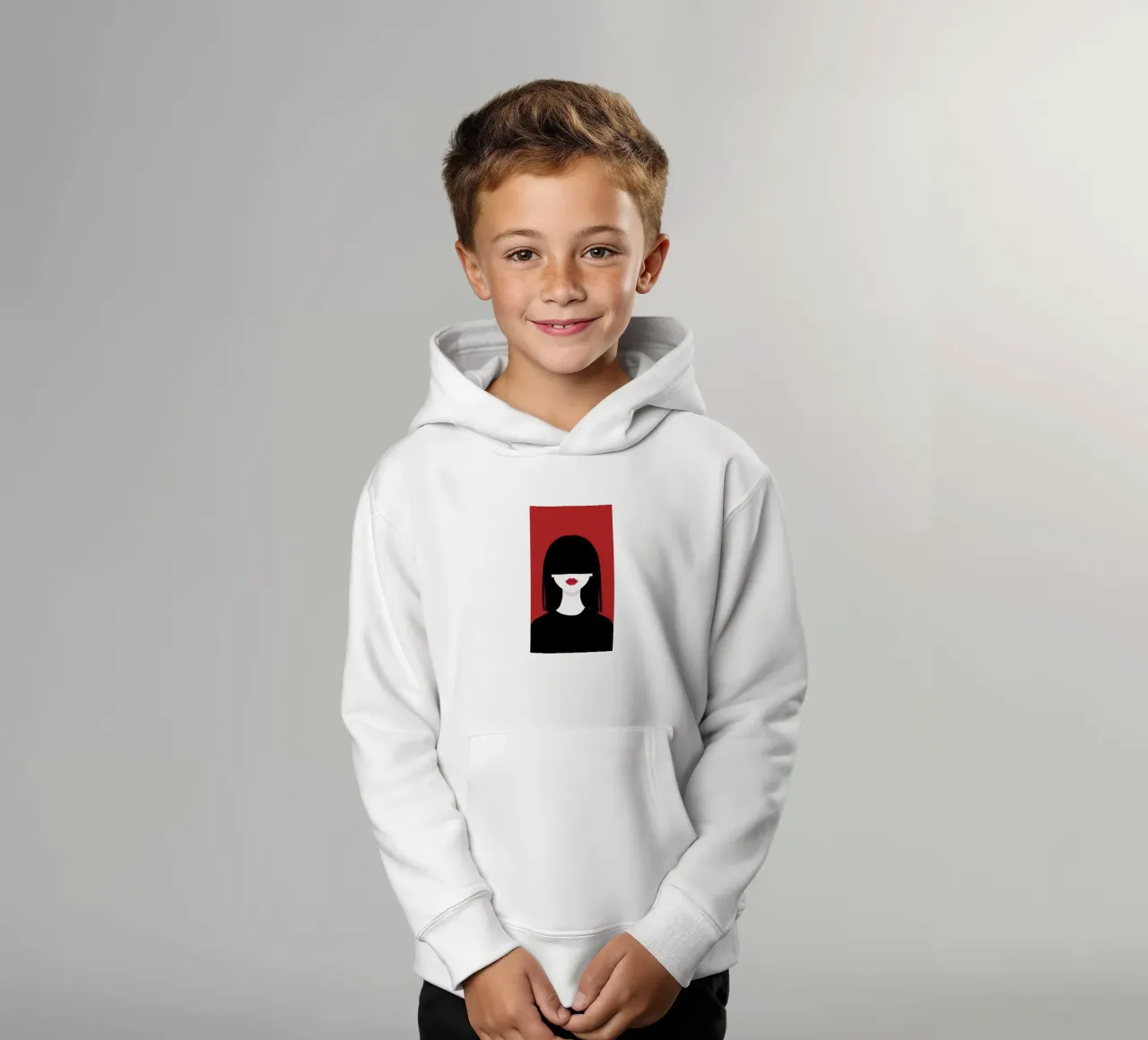 Bob Noir Semplicità felpa bambino con cappuccio da Rain Balance