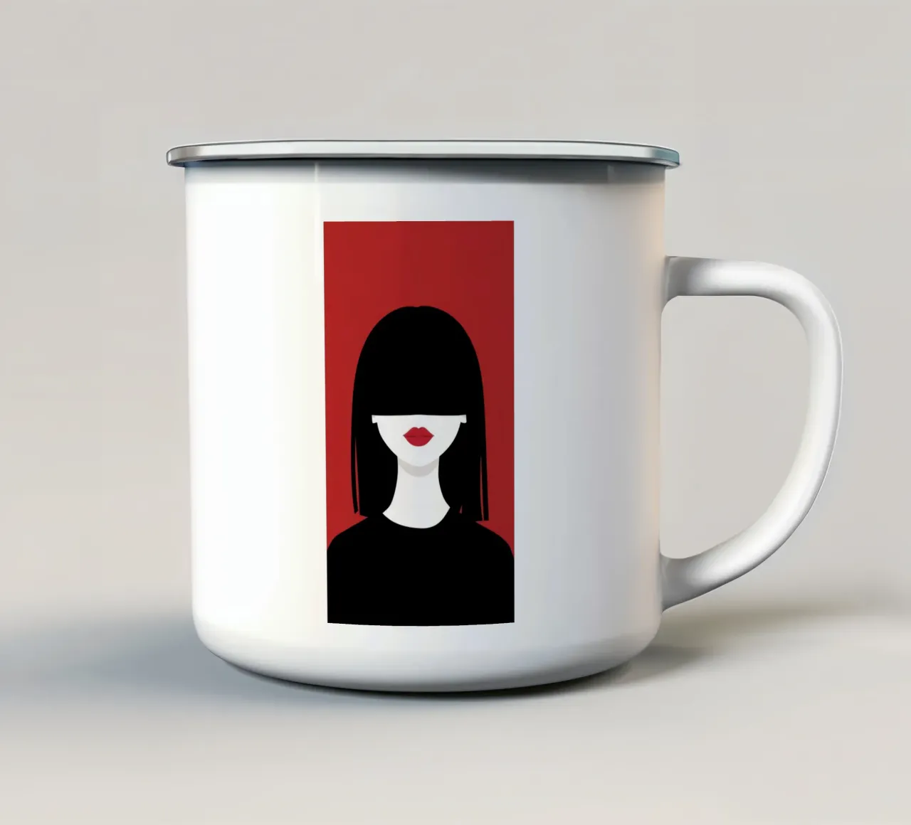 Bob Noir Semplicità tazza in smalto da Rain Balance