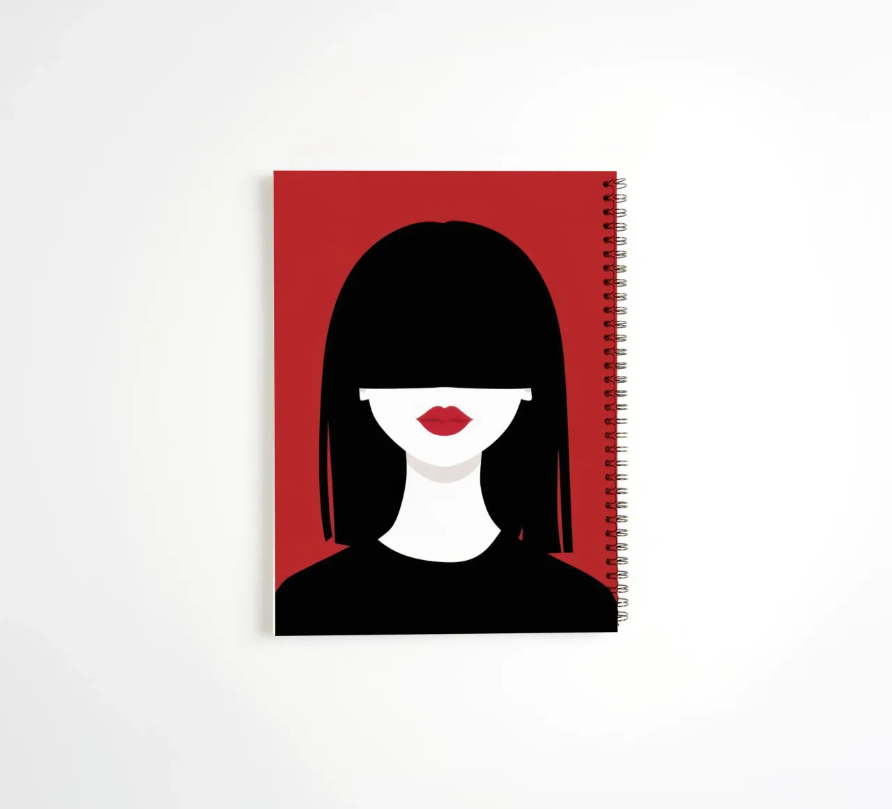 Noir Bob Simplicity spiral notebook by Rain Balance