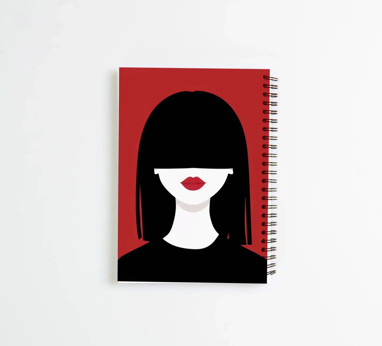 Noir Bob Simplicity spiral notebook by Rain Balance