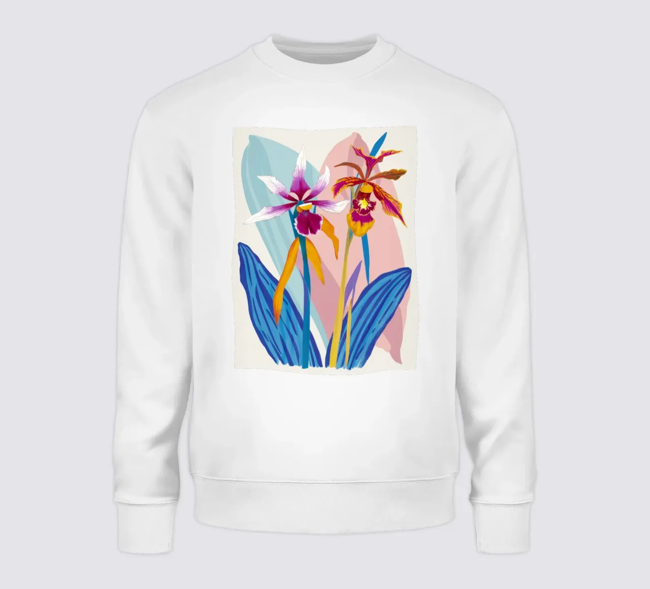 Orchid Exotic Splendor sweatshirt by Ink Pulse