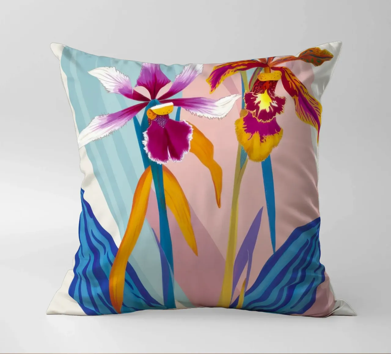 Orchidea Splendore Esotico cuscino da Ink Pulse