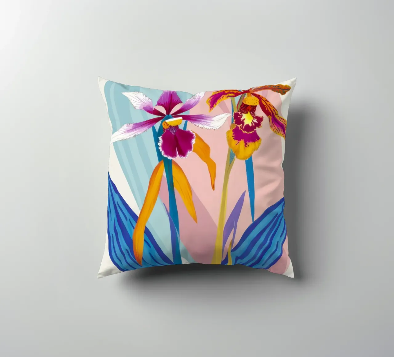 Orchidea Splendore Esotico cuscino da Ink Pulse