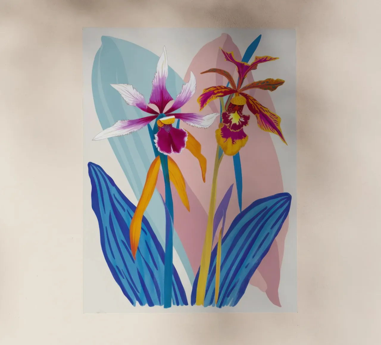 Orchidea Splendore Esotico pellicola backlit da Ink Pulse