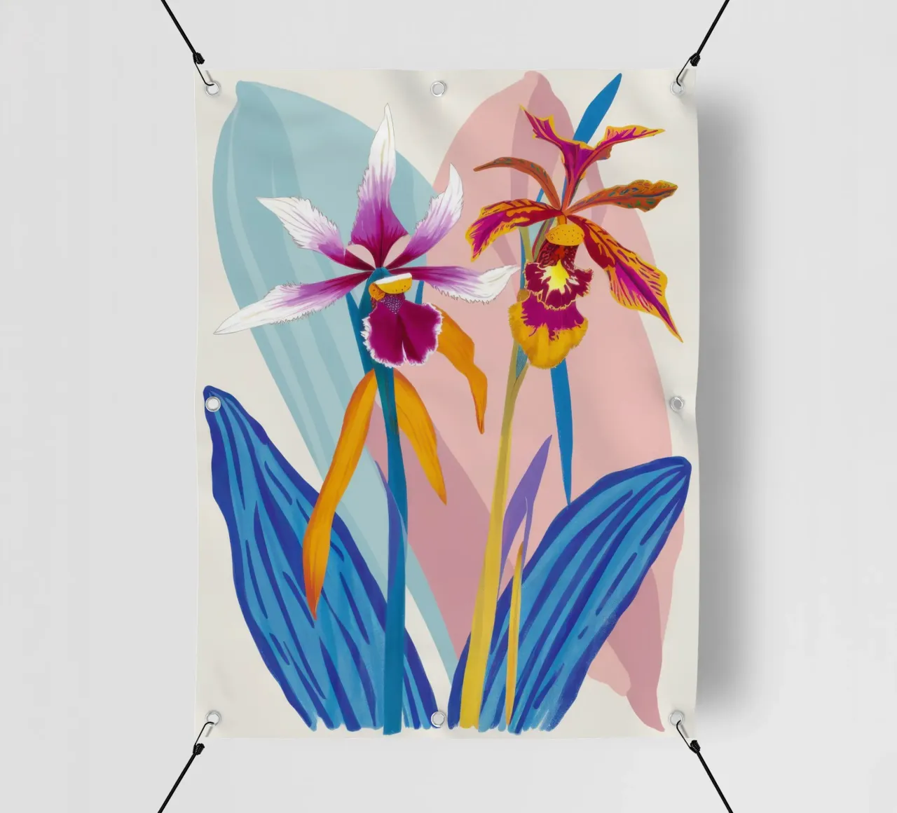 Orchidea Splendore Esotico telo in pvc da Ink Pulse