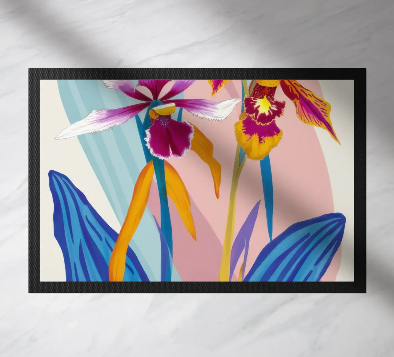 Orchidea Splendore Esotico zerbino da Ink Pulse