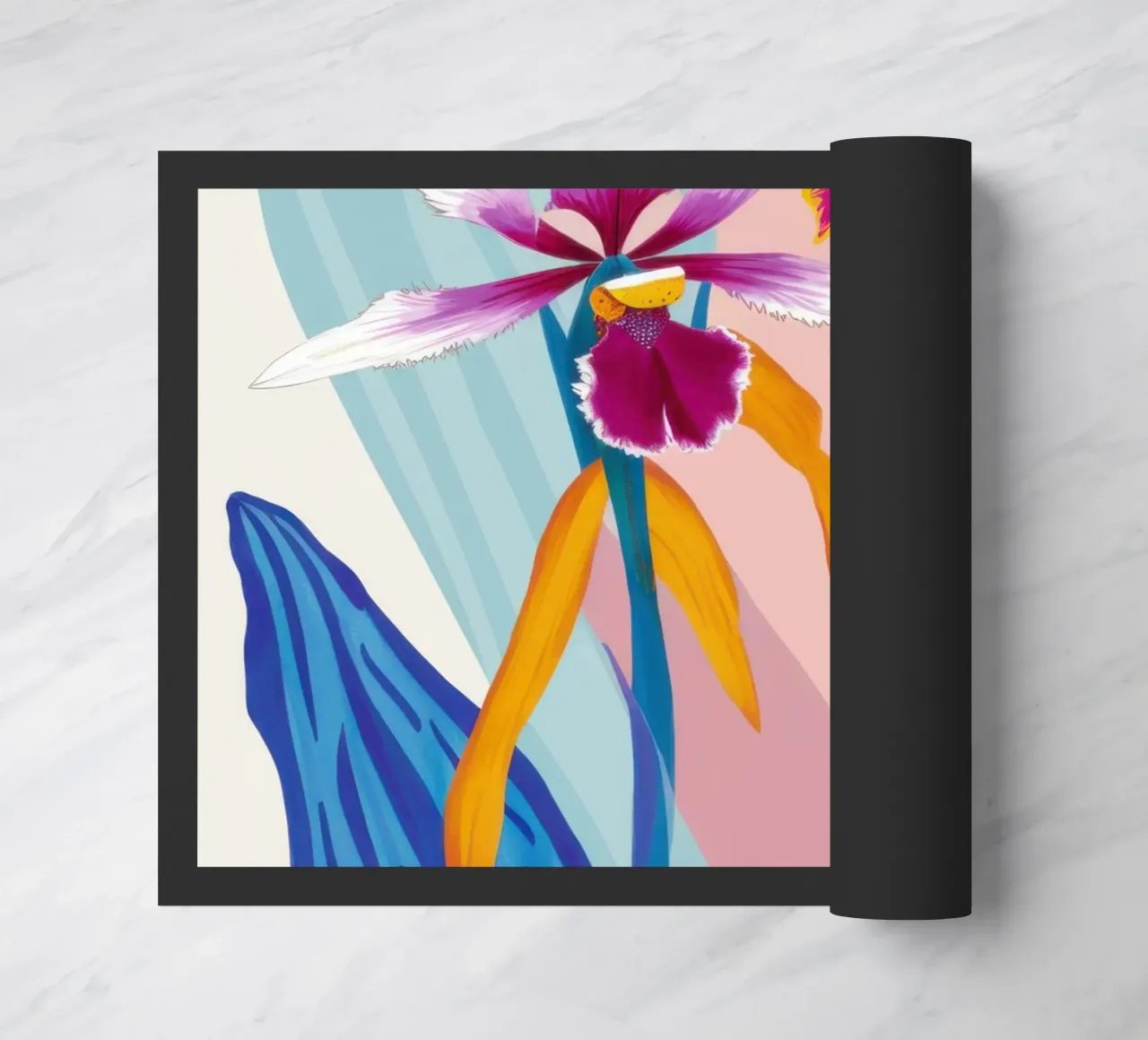 Orchidea Splendore Esotico zerbino da Ink Pulse