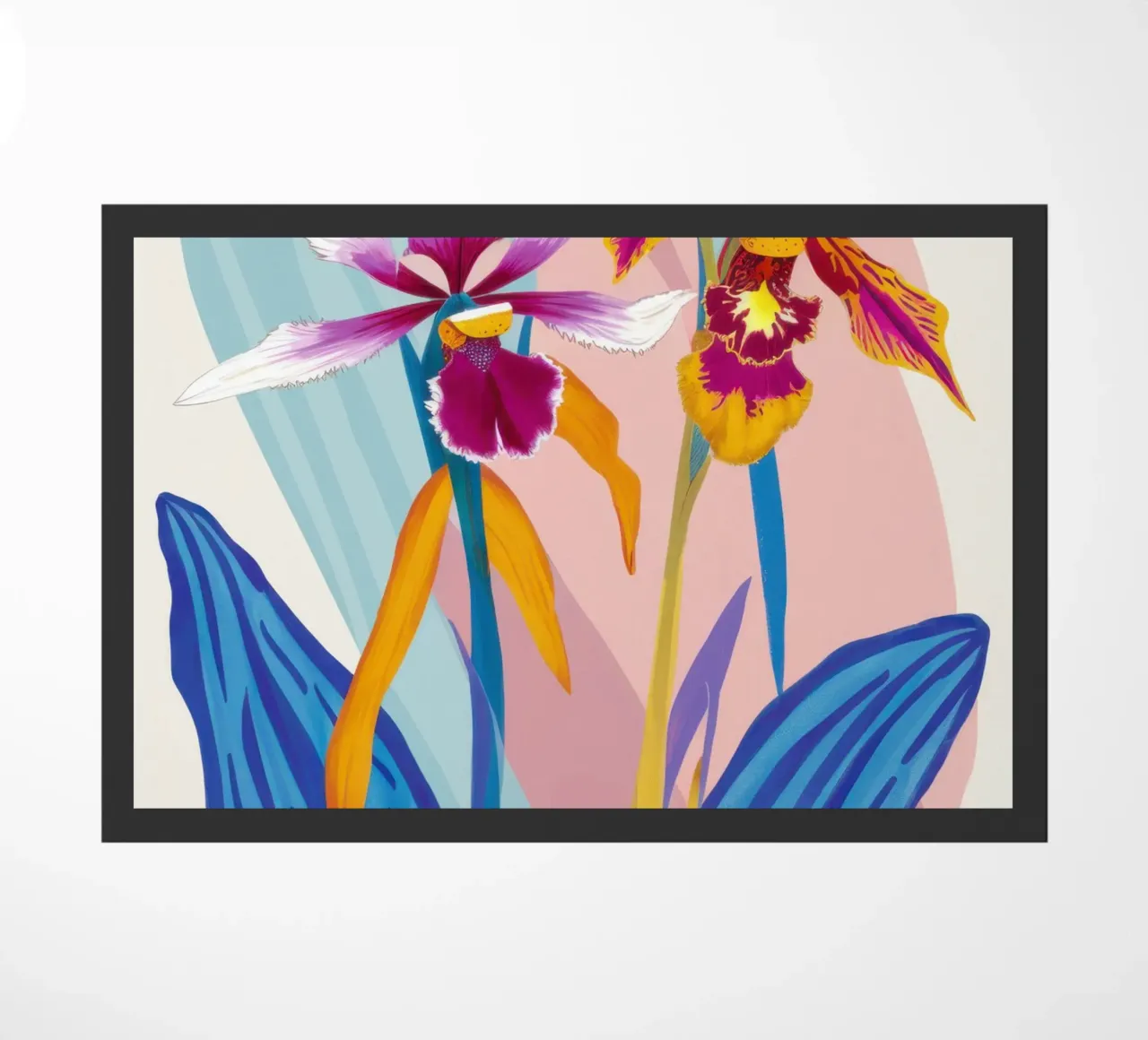 Orchidea Splendore Esotico zerbino da Ink Pulse