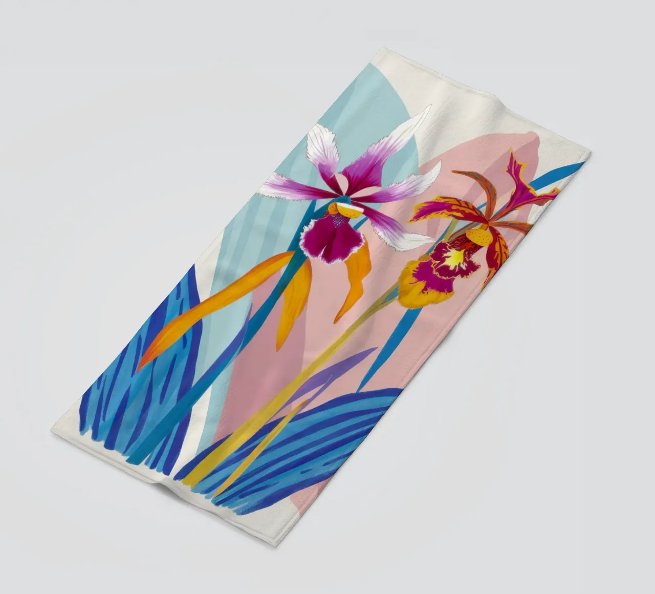 Orchidea Splendore Esotico telo mare da Ink Pulse