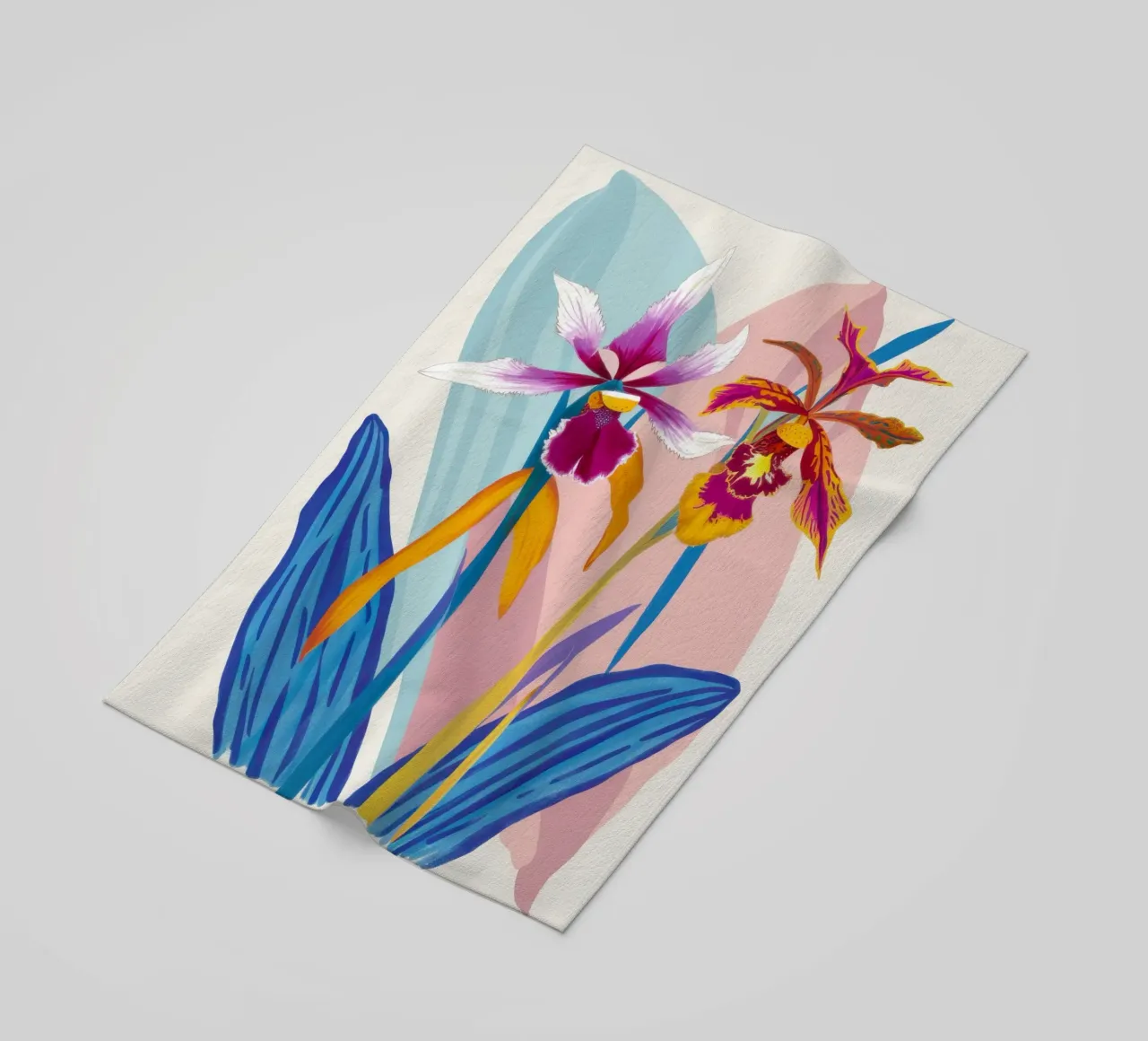 Orchidea Splendore Esotico telo mare da Ink Pulse