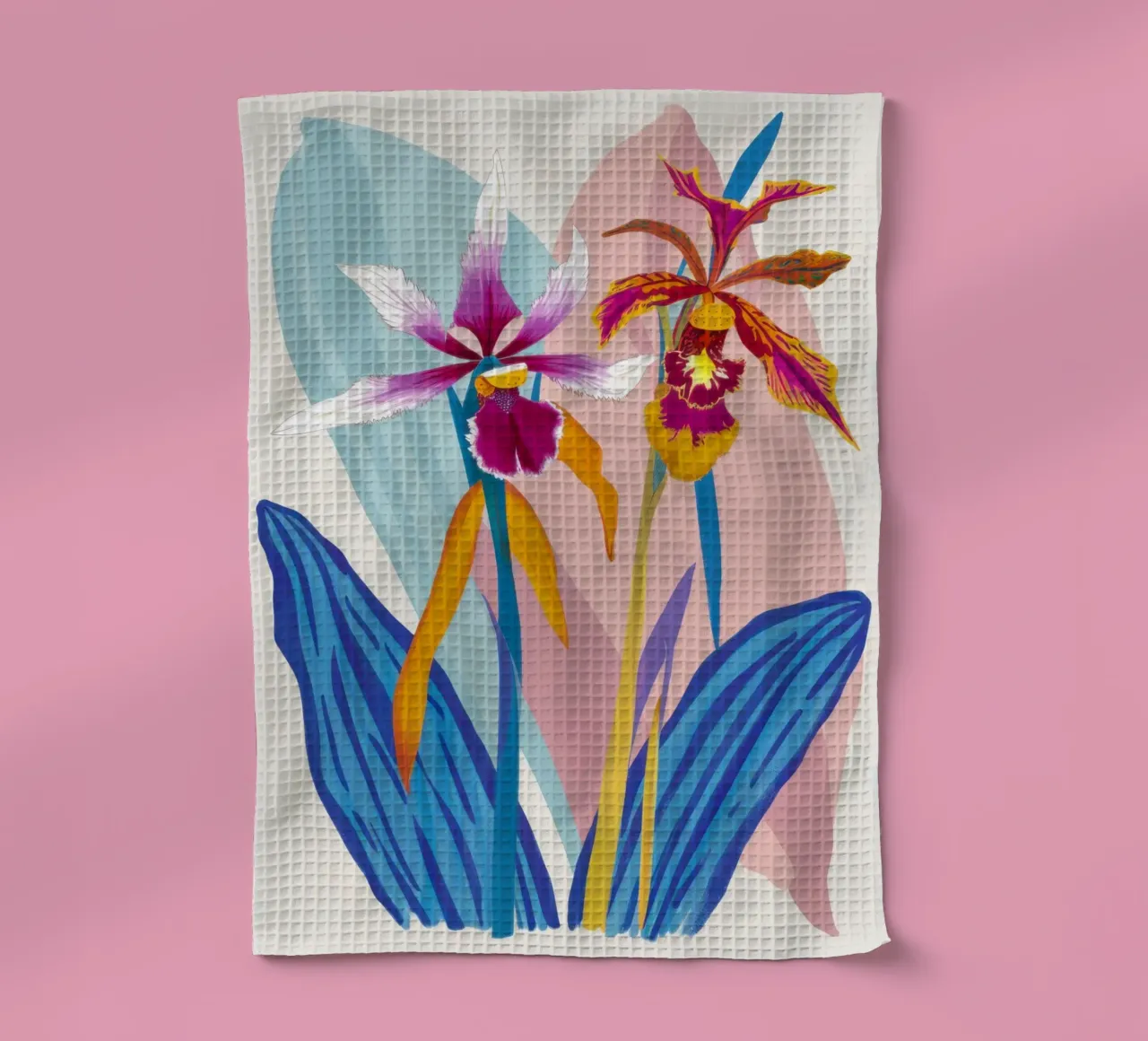 Orchidea Splendore Esotico canovaccio da cucina da Ink Pulse