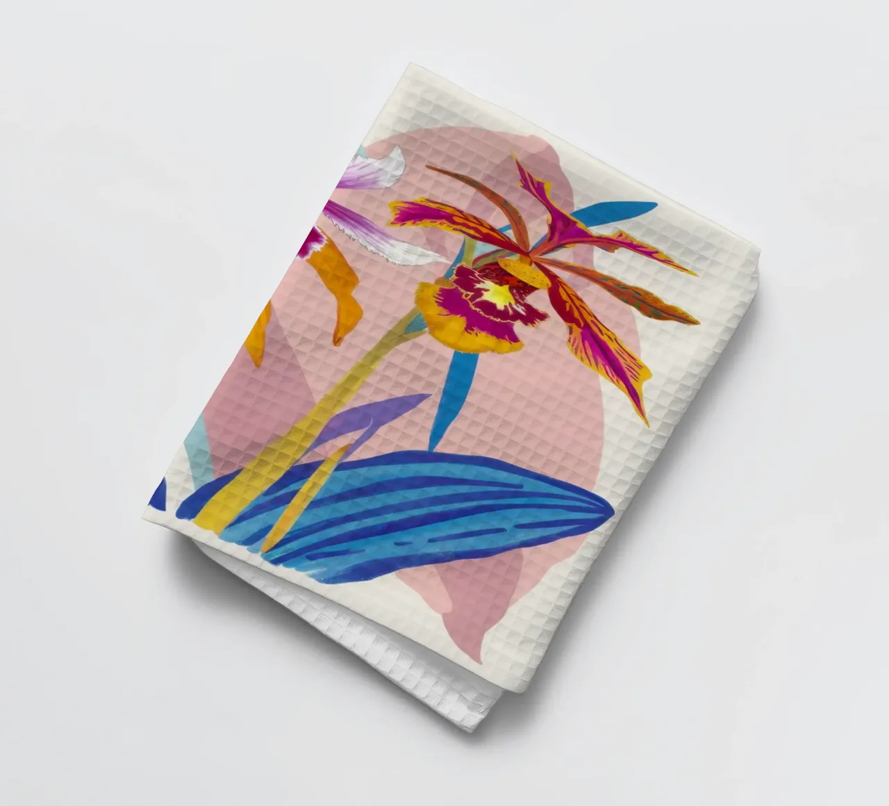 Orchidea Splendore Esotico canovaccio da cucina da Ink Pulse