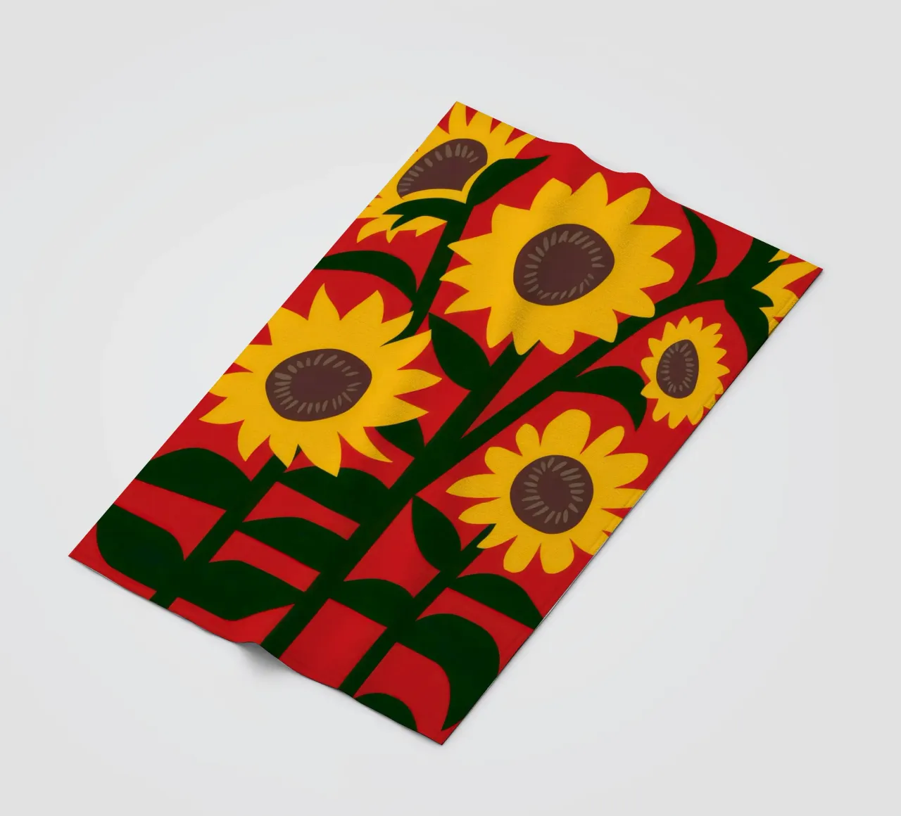 Girasole d'oro Quiete coperta in pile da Giant Foxs