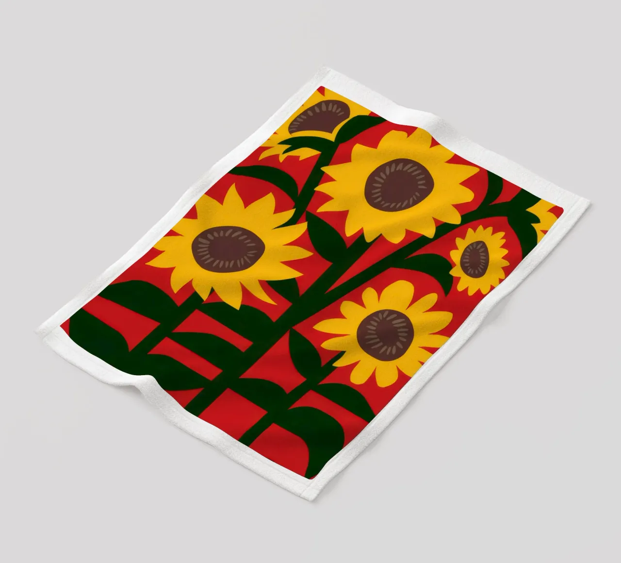 Girasole d'oro Quiete coperta in pile da Giant Foxs