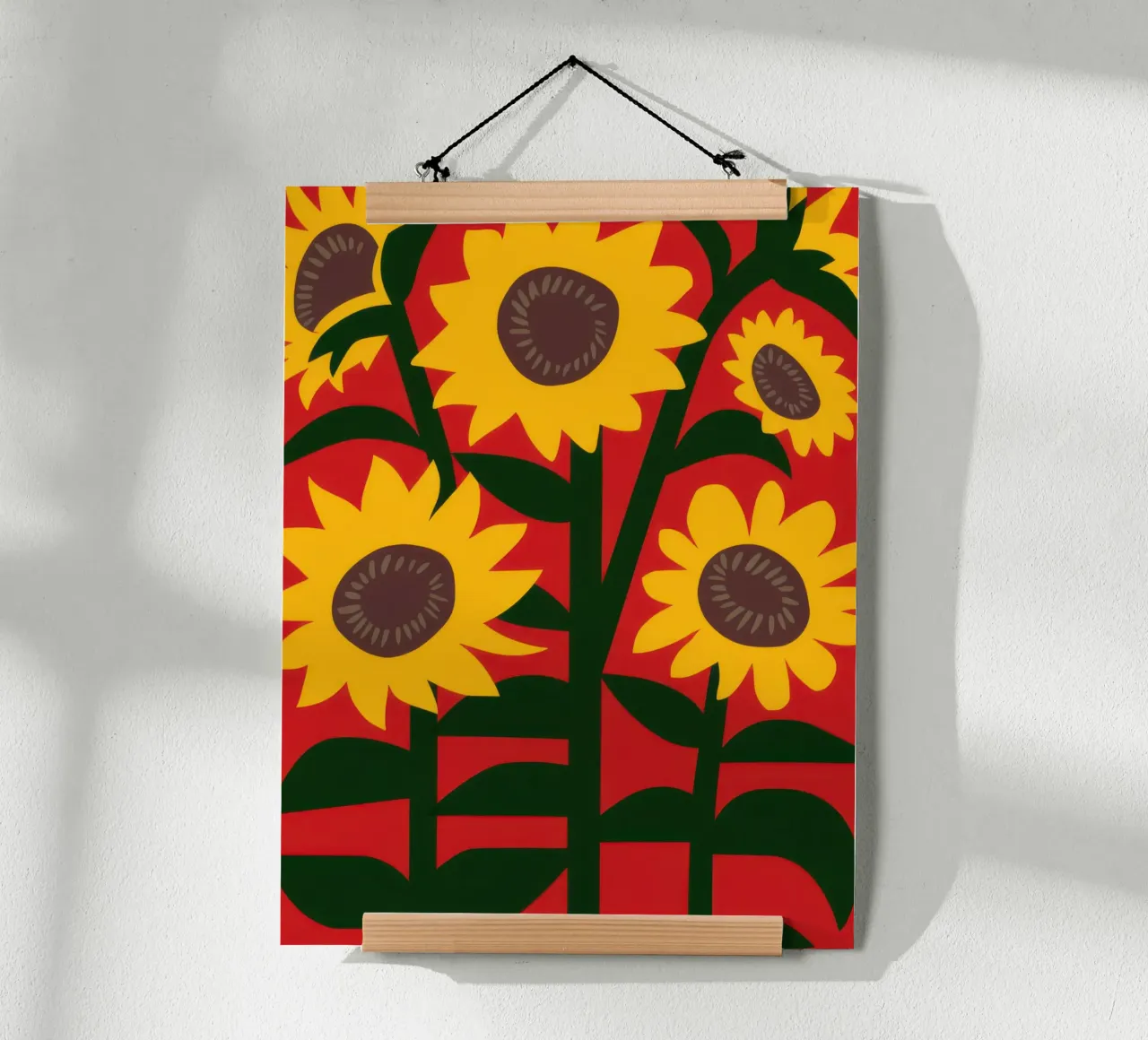 Girasole d'oro Quiete carta hahnemühle da Giant Foxs