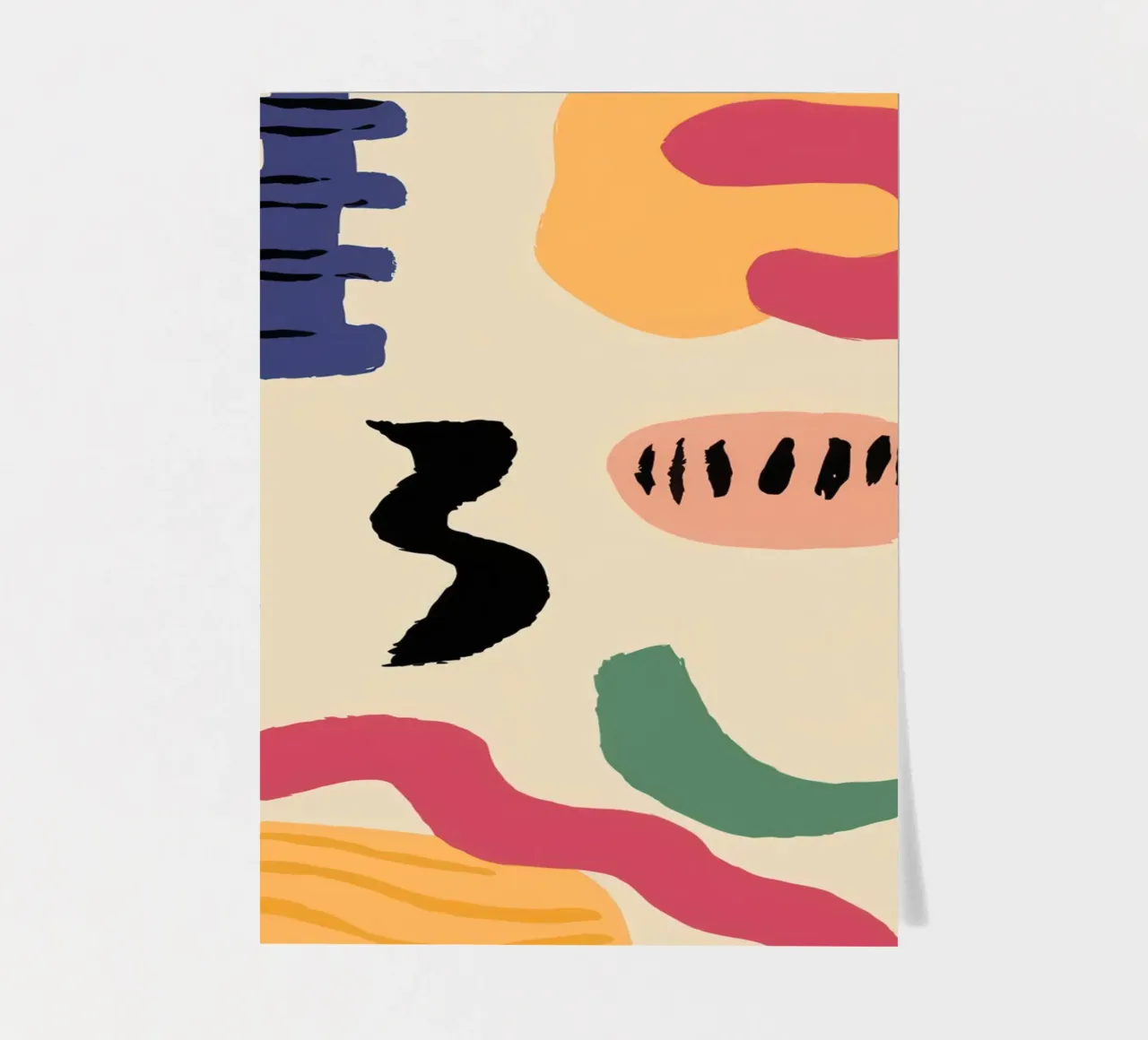 Abstract Earthly Glyphs sticker sheet by Ink Pulse