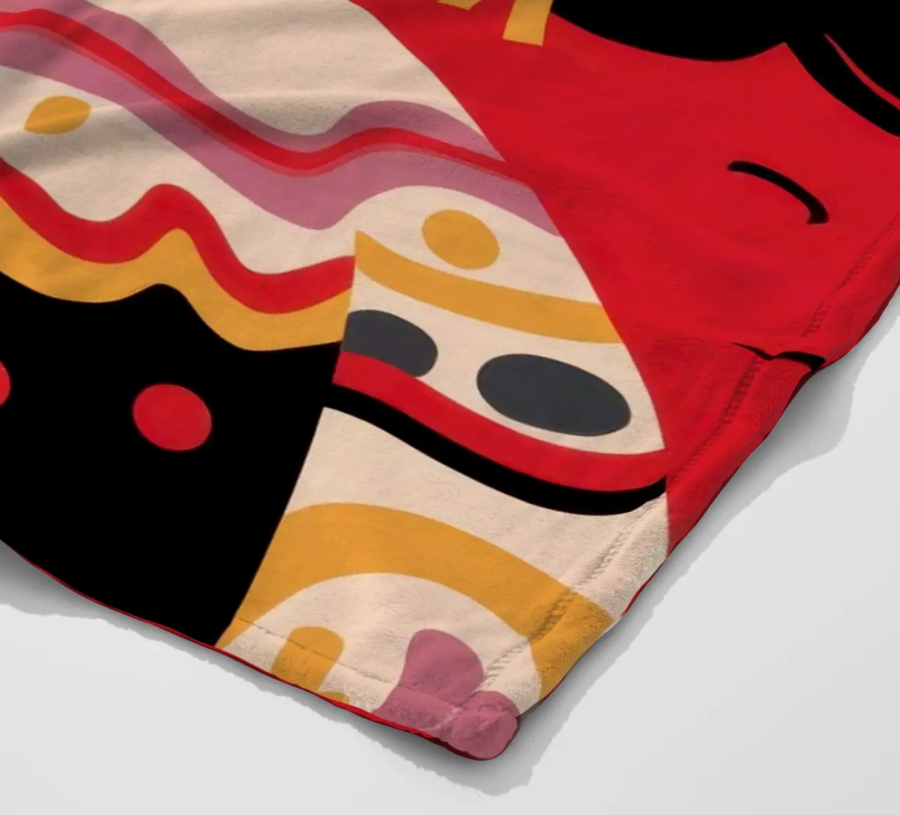 Il sorriso radioso del folklore coperta in pile da Rain Balance