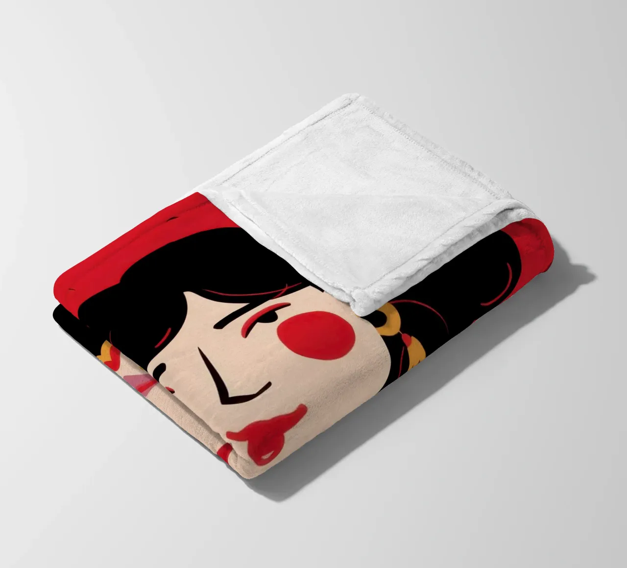 Il sorriso radioso del folklore coperta in pile da Rain Balance