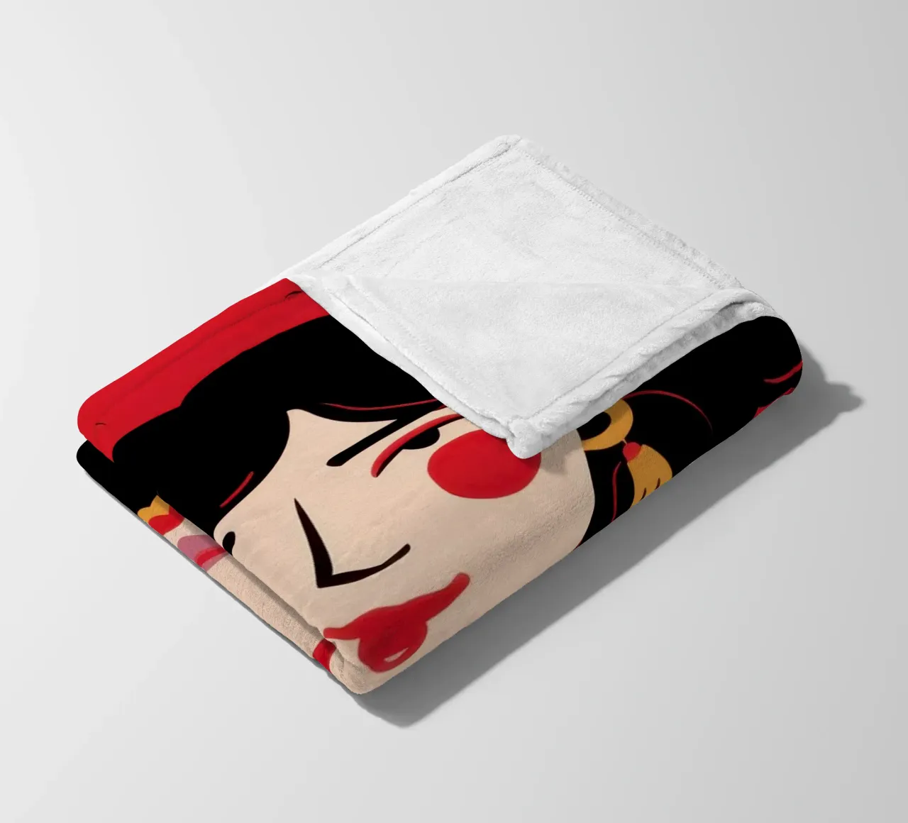 Il sorriso radioso del folklore coperta in pile da Rain Balance
