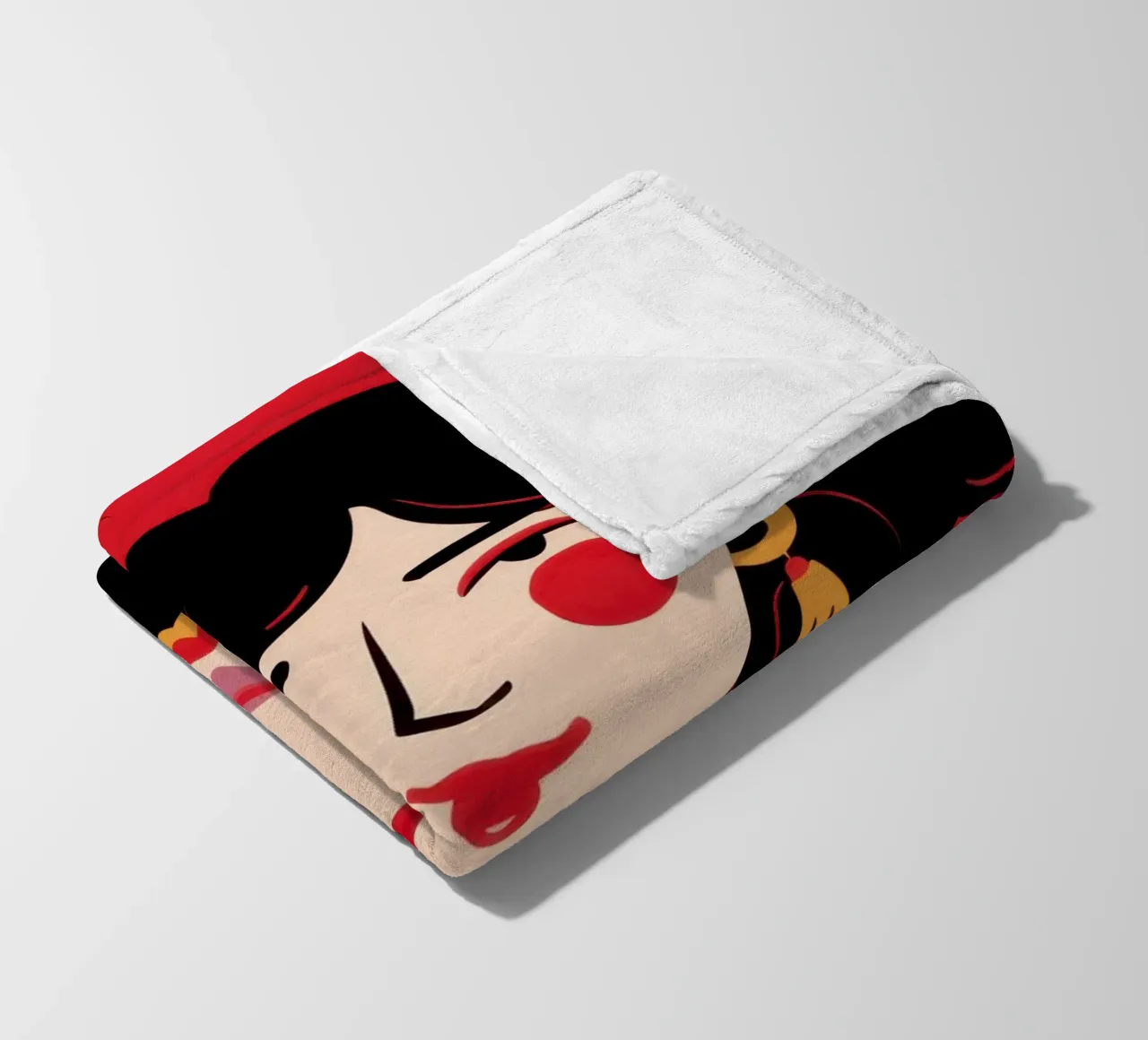 Il sorriso radioso del folklore coperta in pile da Rain Balance