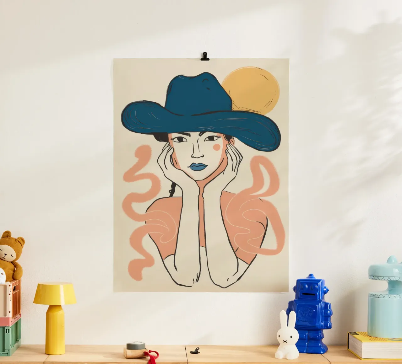 Stato d'animo chic e contemplativo poster da Mythy Brush